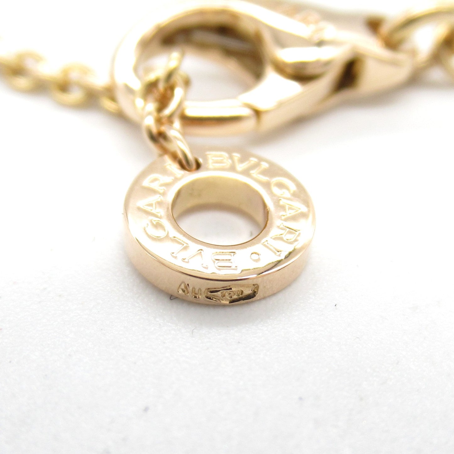 ブルガリブルガリ ネックレス 1PD ネックレス K18PG（ピンクゴールド） ダイヤモンド クリア ブルガリ アクセサリー BVLGARI