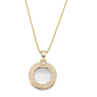 ブルガリブルガリ ネックレス 1PD ネックレス K18PG（ピンクゴールド） ダイヤモンド クリア ブルガリ アクセサリー BVLGARI
