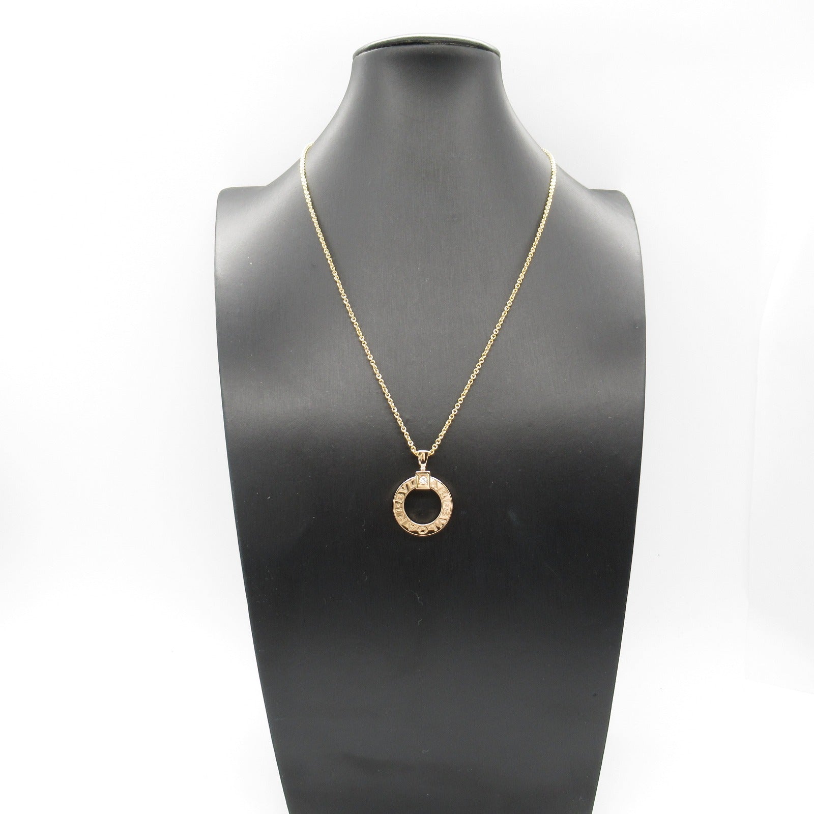 ブルガリブルガリ ネックレス 1PD ネックレス K18PG（ピンクゴールド） ダイヤモンド クリア ブルガリ アクセサリー BVLGARI