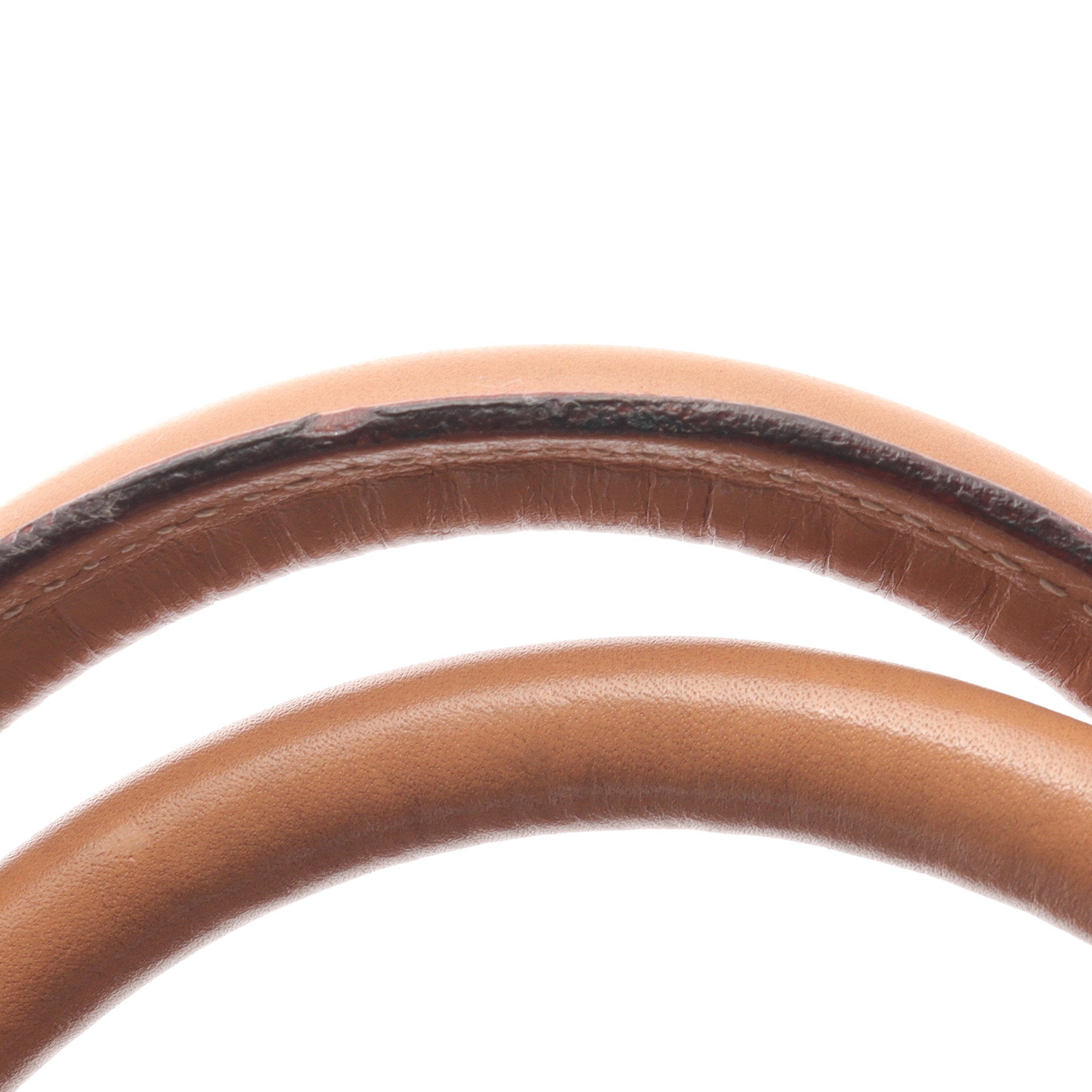 マカダム ハンドバッグ ミニボストンバッグ PVC レザー ブラウン