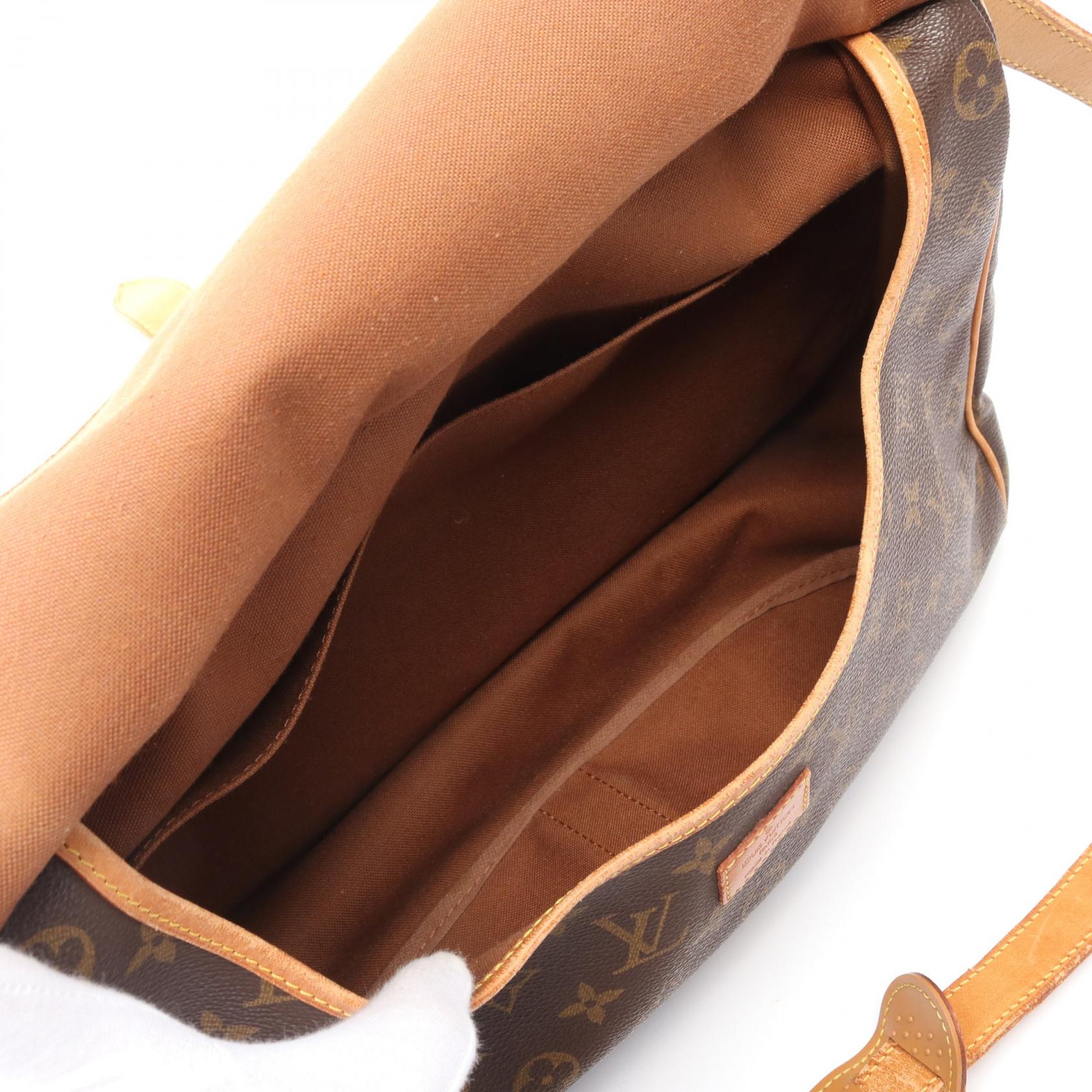 中古 ルイ・ヴィトン ショルダーバッグ モノグラム ソミュール 35