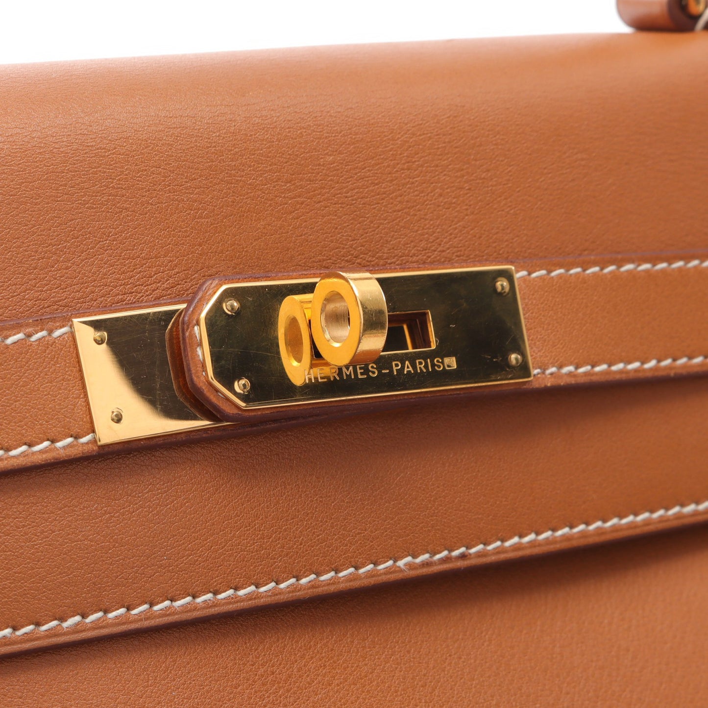 ケリー32 ゴールド ハンドバッグ シッキム ライトブラウン ゴールド金具 2WAY ○X刻印 エルメス バッグ HERMES