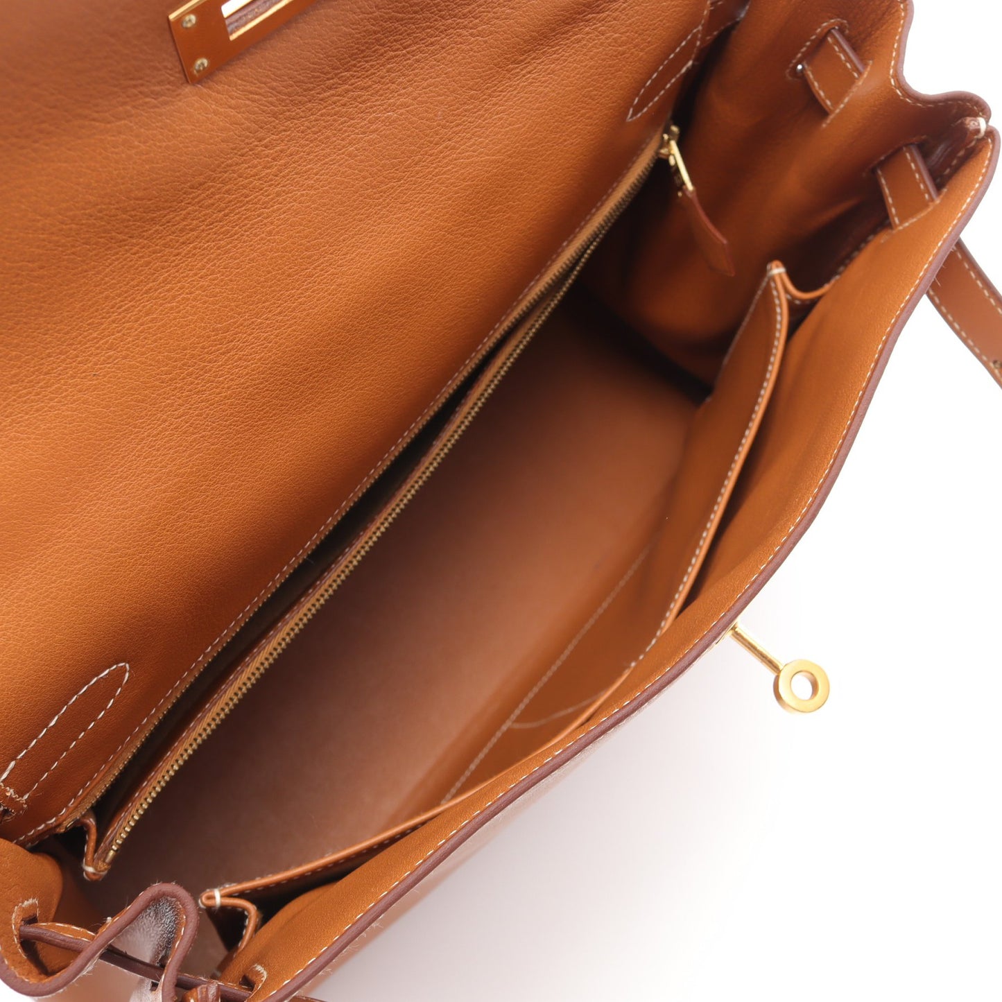 ケリー32 ゴールド ハンドバッグ シッキム ライトブラウン ゴールド金具 2WAY ○X刻印 エルメス バッグ HERMES