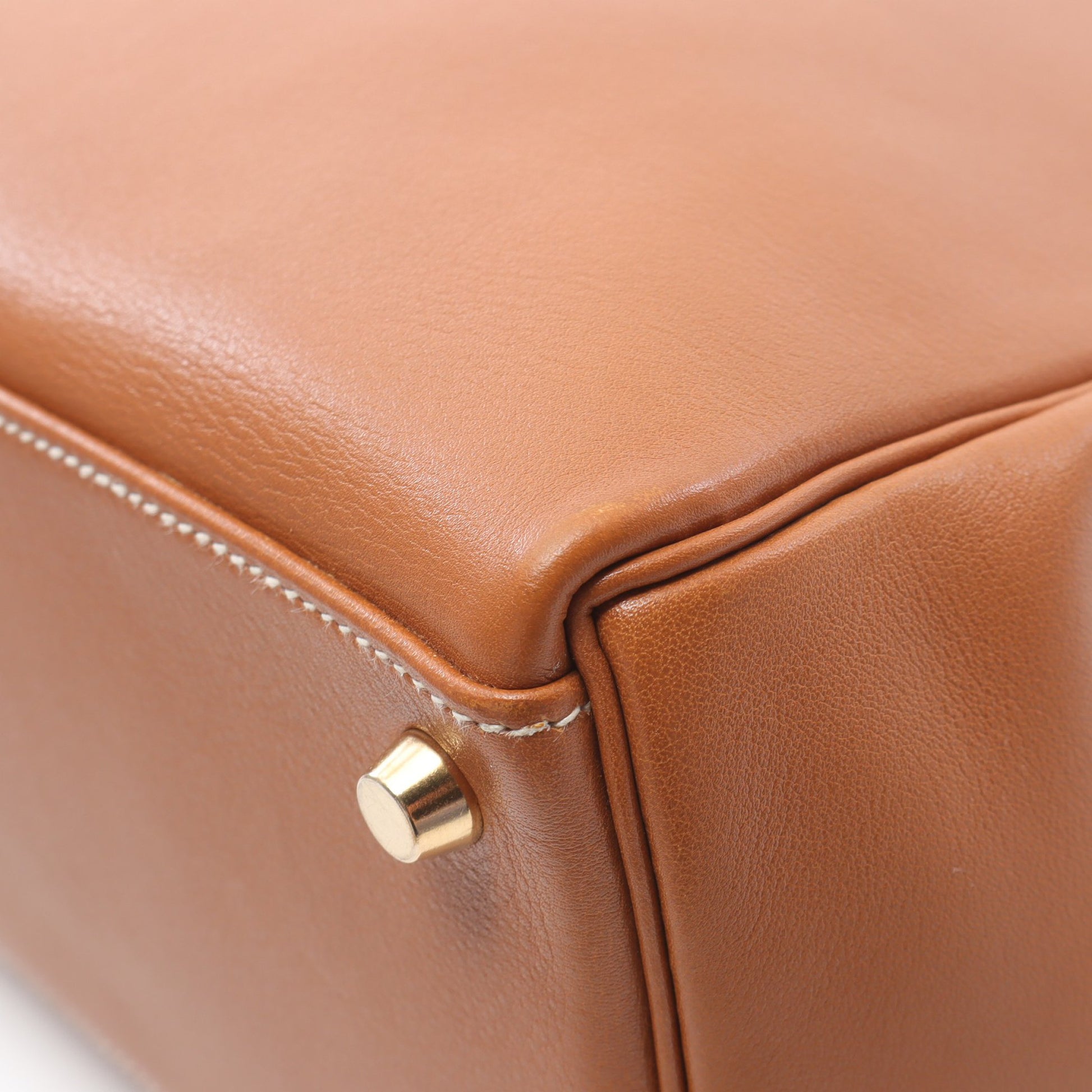 ケリー32 ゴールド ハンドバッグ シッキム ライトブラウン ゴールド金具 2WAY ○X刻印 エルメス バッグ HERMES