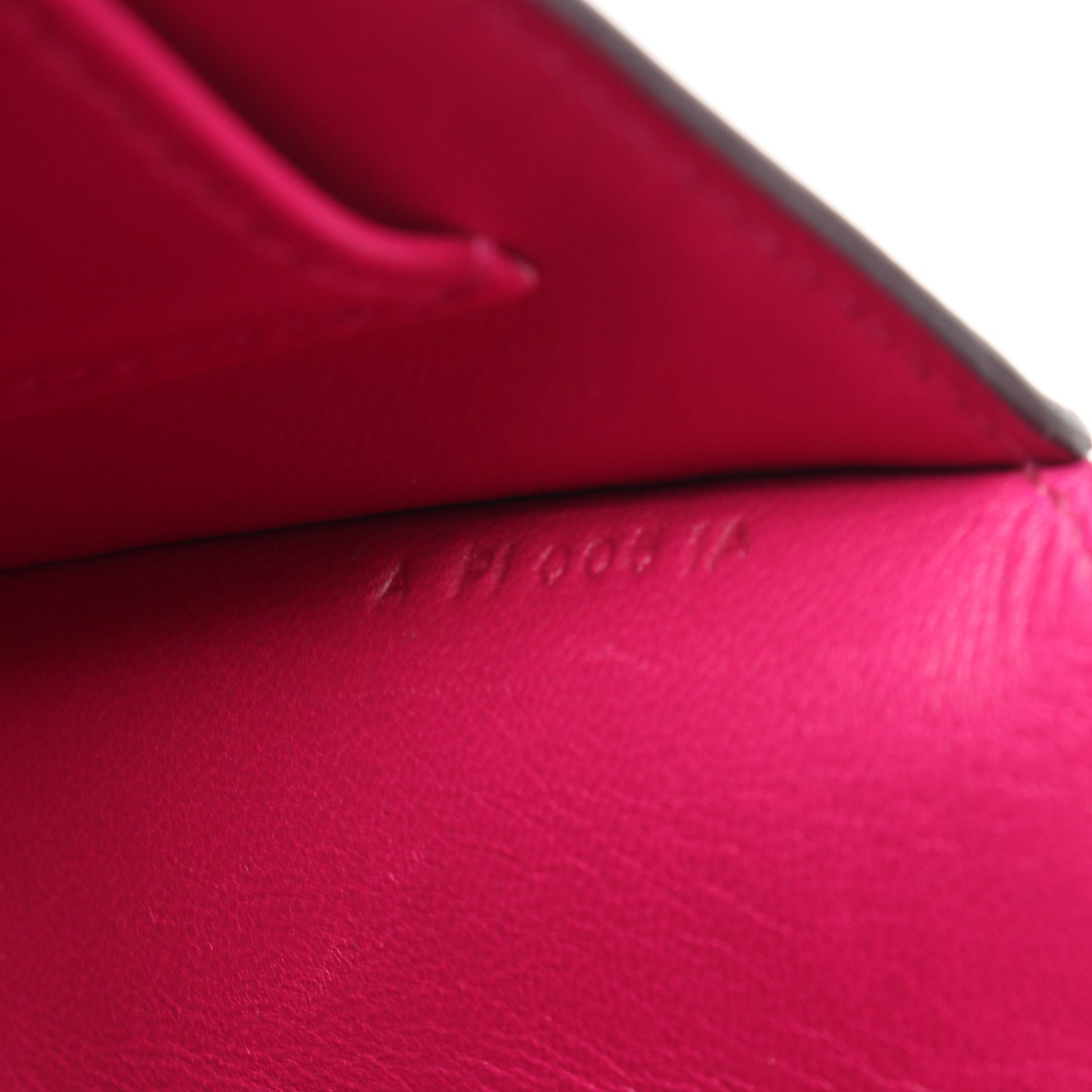 シェルシュ ミディ ローズパープル クラッチバッグ ヴォーエプソン ピンクパープル シルバー金具 A刻印 エルメス バッグ HERMES