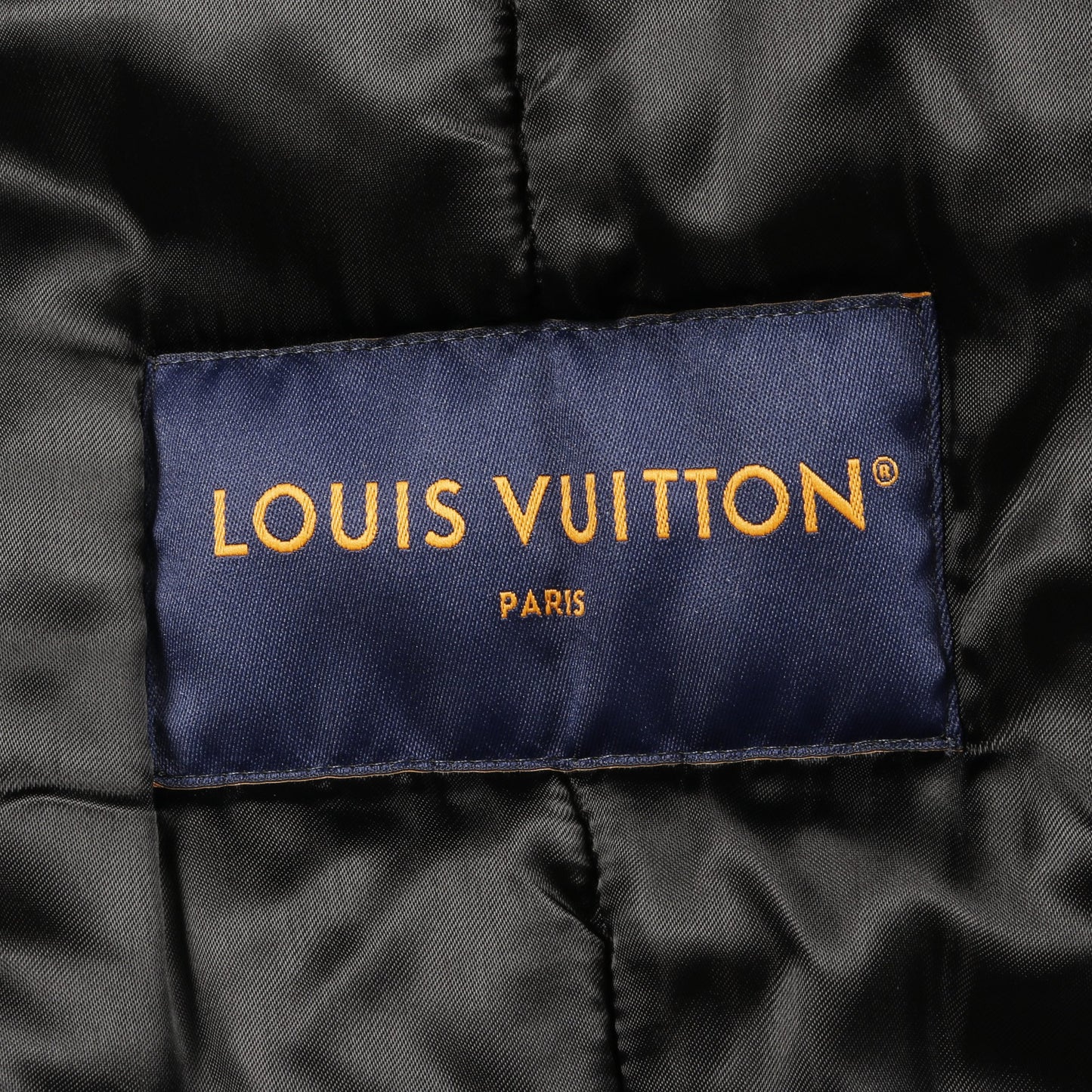 エンブロイダードナイロンベースボール ブルゾン ラインストーン ナイロン ブラック ホワイト ルイヴィトン アウター LOUIS VUITTON