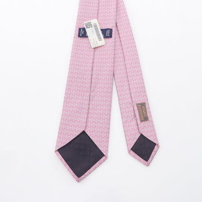Hエコー ネクタイ シルク ピンク エルメス 財布・小物 HERMES