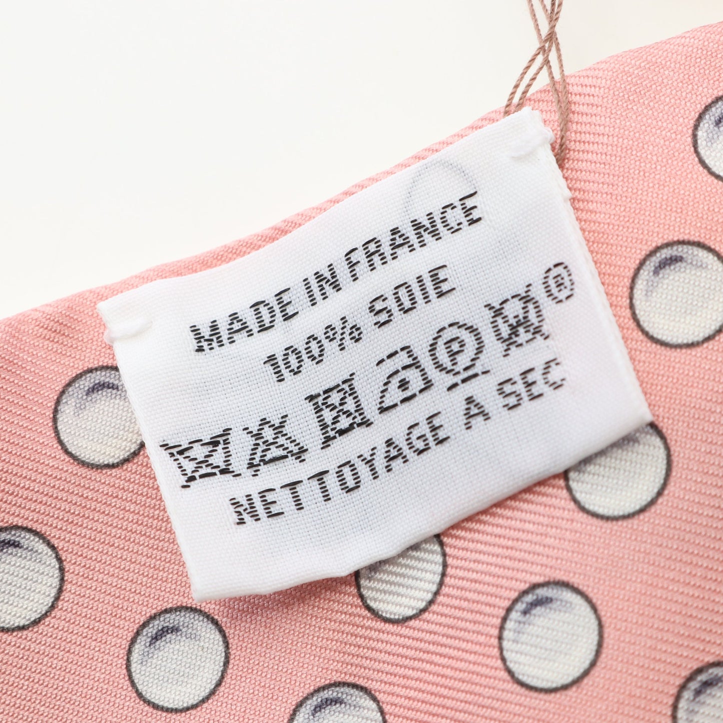 ツイリー GRAND TRALALA リボン スカーフ シルク ライトベージュ マルチカラー エルメス 財布・小物 HERMES