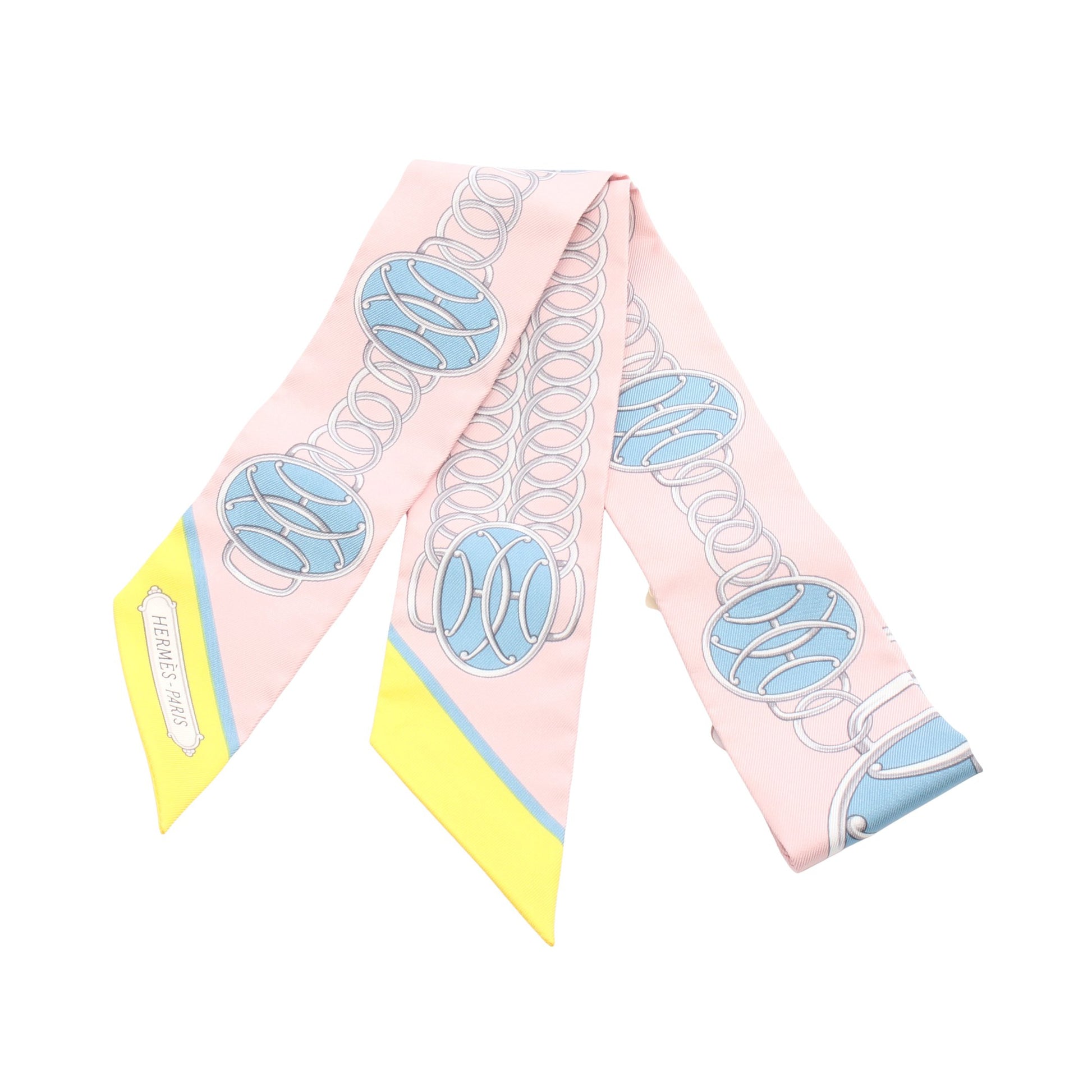 新品同様 エルメス HERMES ツイリー スカーフ シルク 100% Lift  