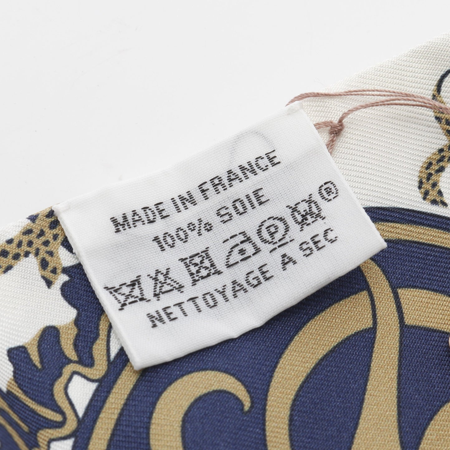 ツイリー EX-LIBRIS リボン スカーフ シルク ホワイト マルチカラー エルメス 財布・小物 HERMES