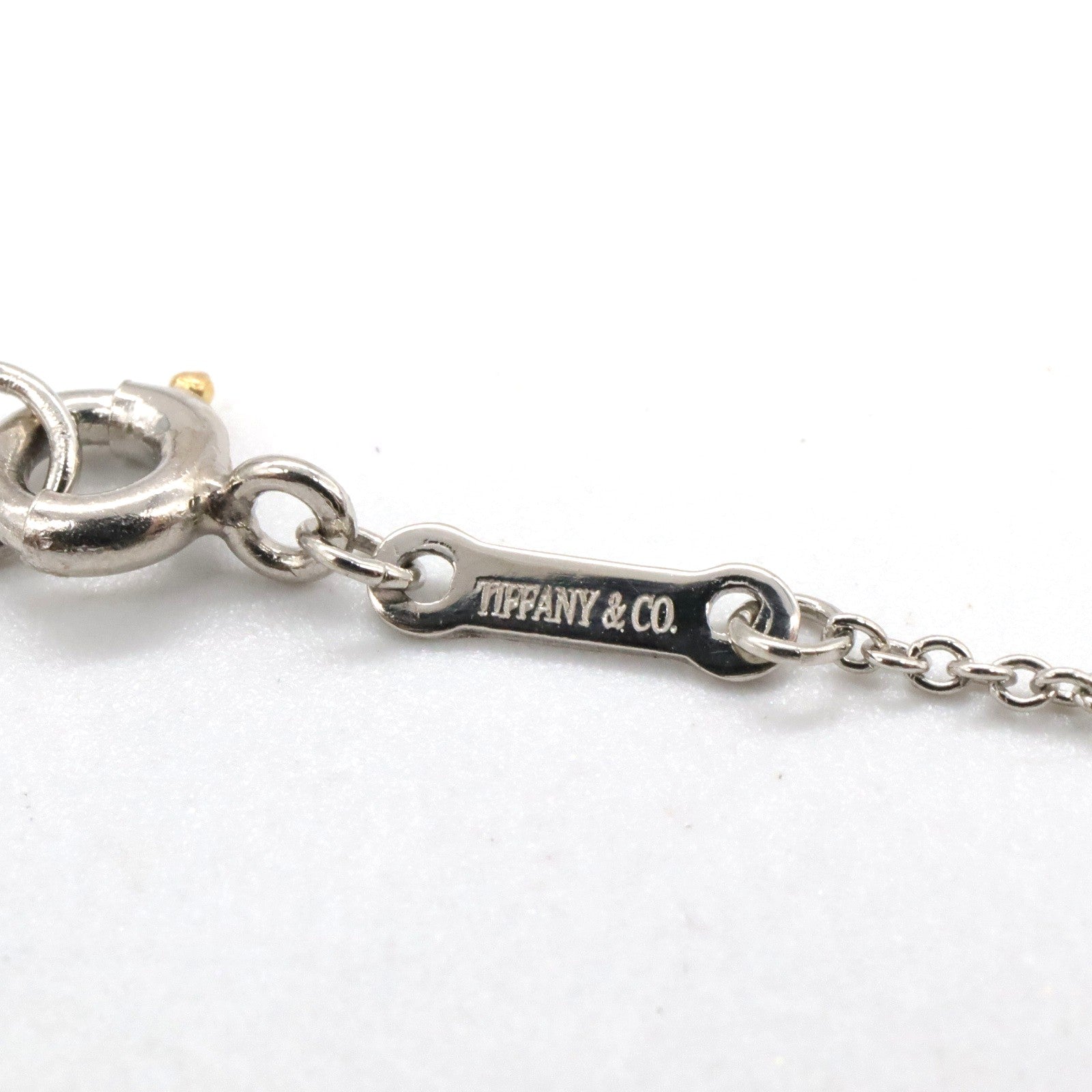 ビーン ネックレス ダイヤ ネックレス Pt950プラチナ ダイヤモンド