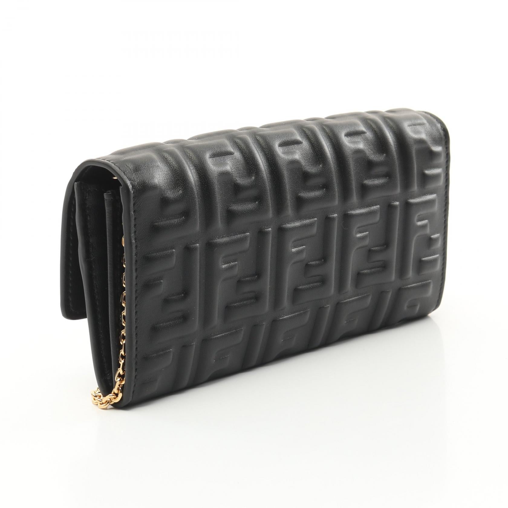 FFロゴ ショルダーバッグ レザー ブラック フェンディ – RECLO 