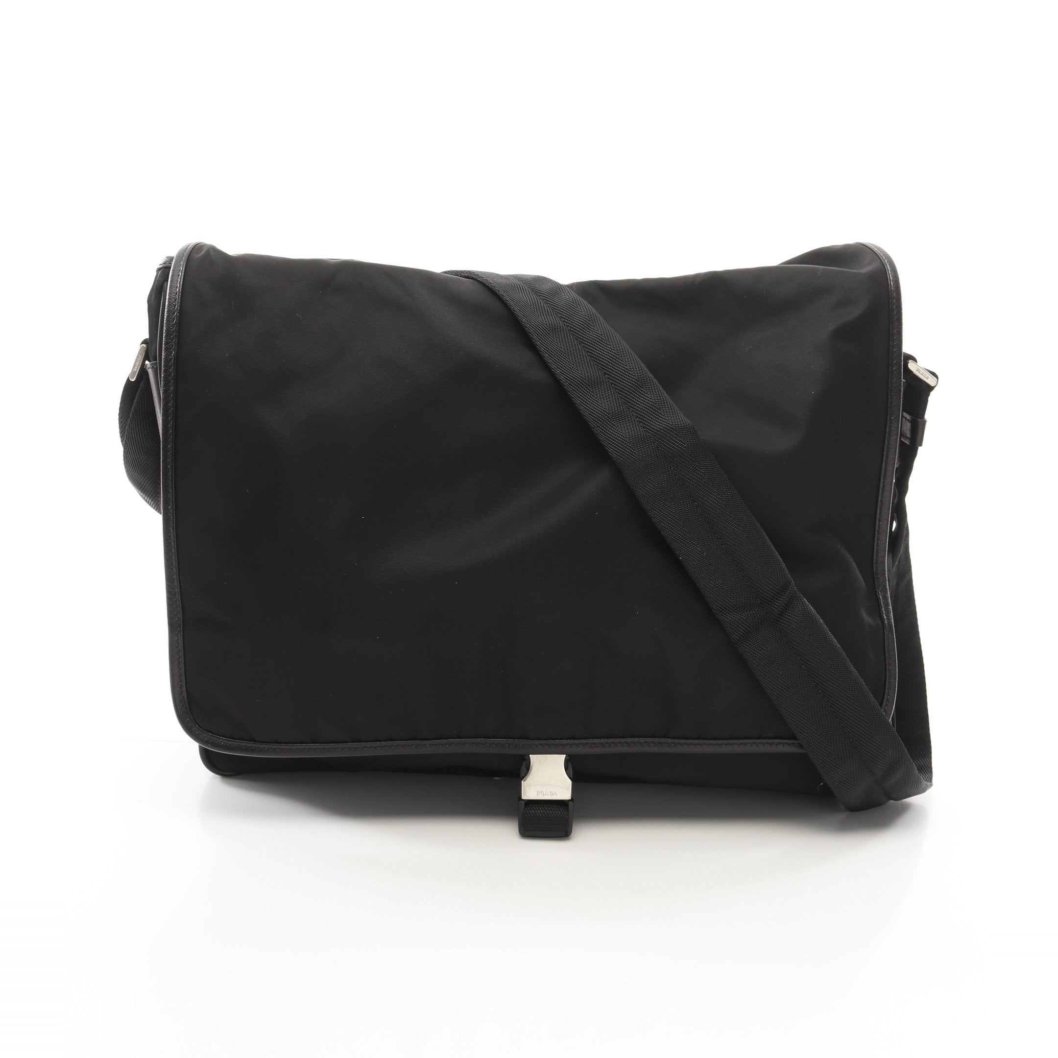 PRADA ブラック ナイロン ショルダーバッグ PRADA 黒 ナイロン