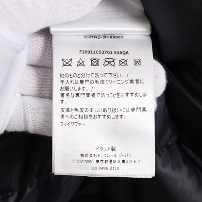 MINAOUET ダウンコート カモフラ 迷彩 ウール ミンク ラクーン ヌートリア ブラック ネイビー フード付き モンクレール アウター MONCLER