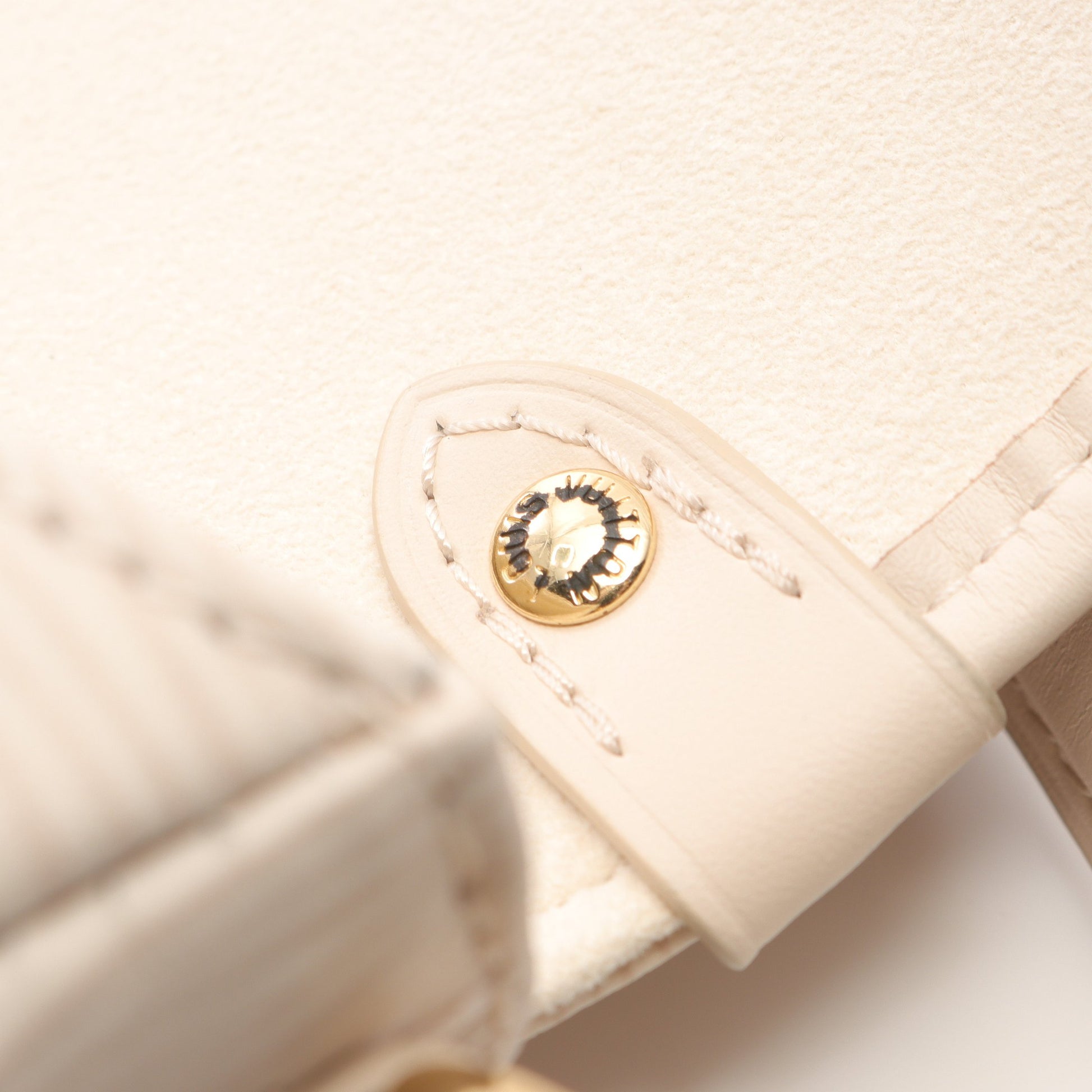 ソミュールBB エピ クオーツ ハンドバッグ レザー アイボリー ルイヴィトン バッグ LOUIS VUITTON