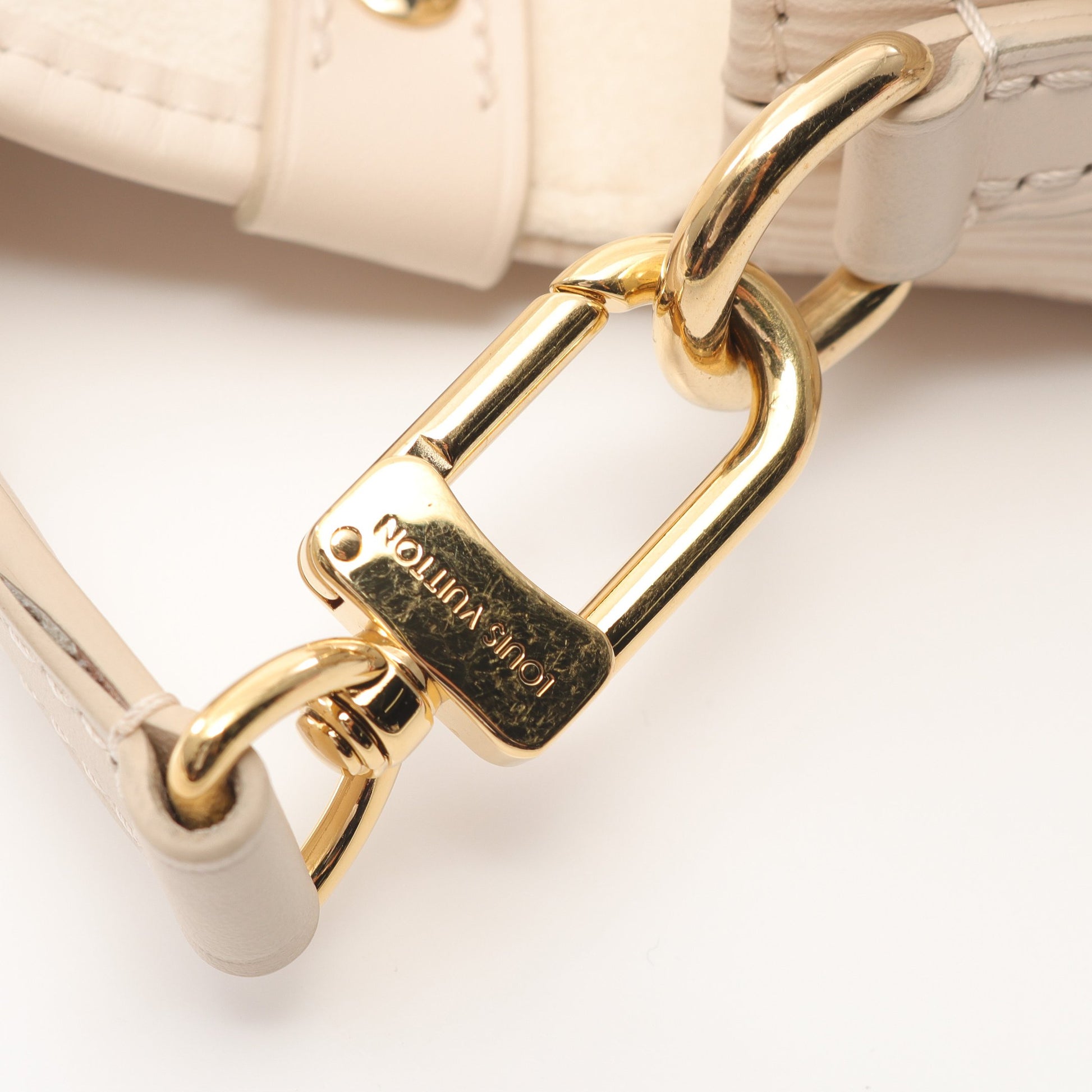 ソミュールBB エピ クオーツ ハンドバッグ レザー アイボリー ルイヴィトン バッグ LOUIS VUITTON