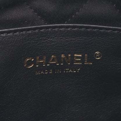 CHANEL 22 ミニ チェーンショルダーバッグ レザー ブラック ゴールド金具 2WAY シャネル バッグ CHANEL