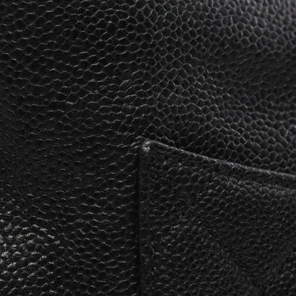 マトラッセ バックパック リュックサック キャビアスキン ブラック ゴールド金具 シャネル バッグ CHANEL