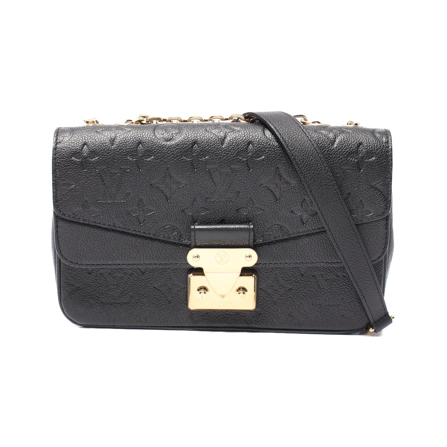 マルソー モノグラムアンプラント ノワール チェーンショルダーバッグ  