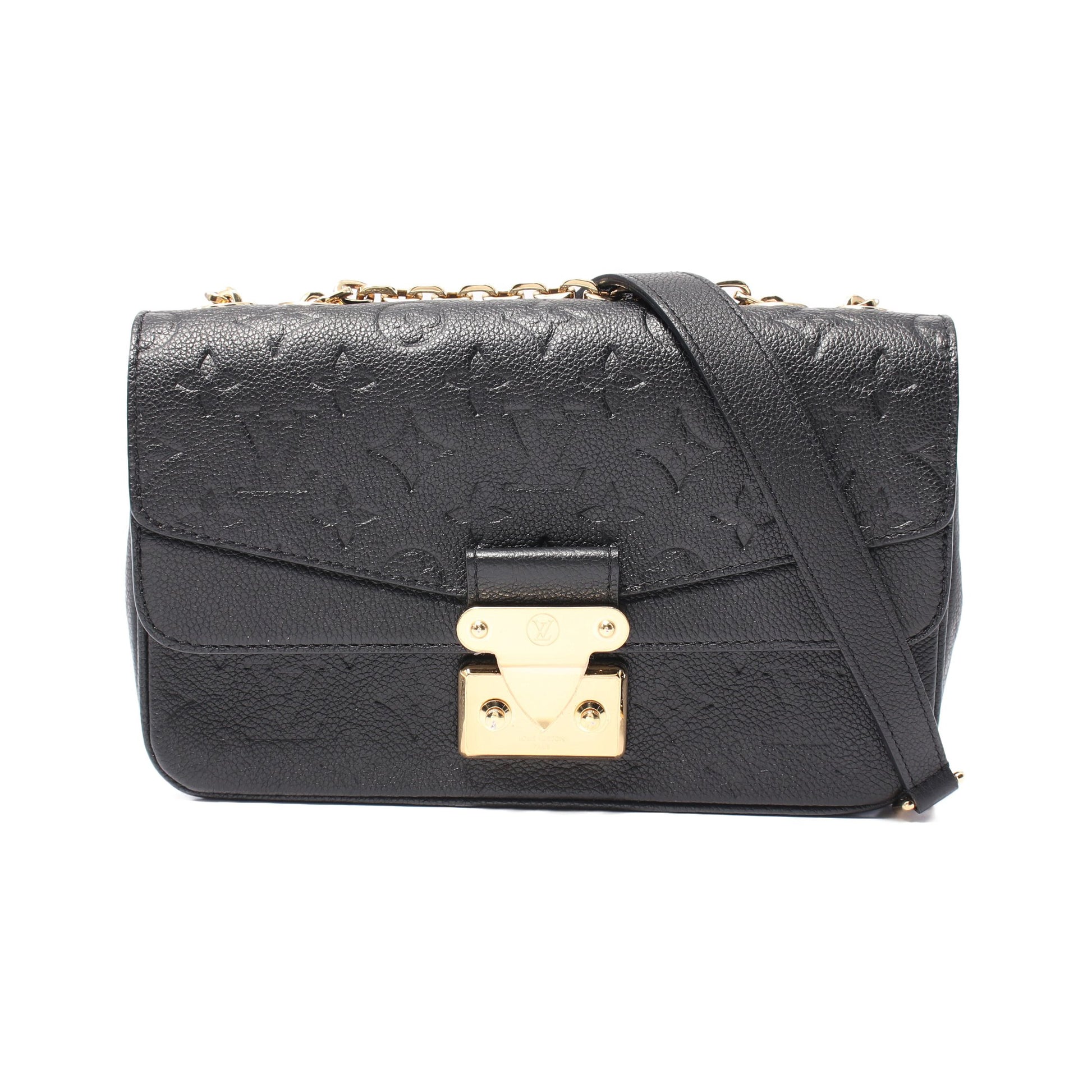 マルソー モノグラムアンプラント ノワール チェーンショルダーバッグ  