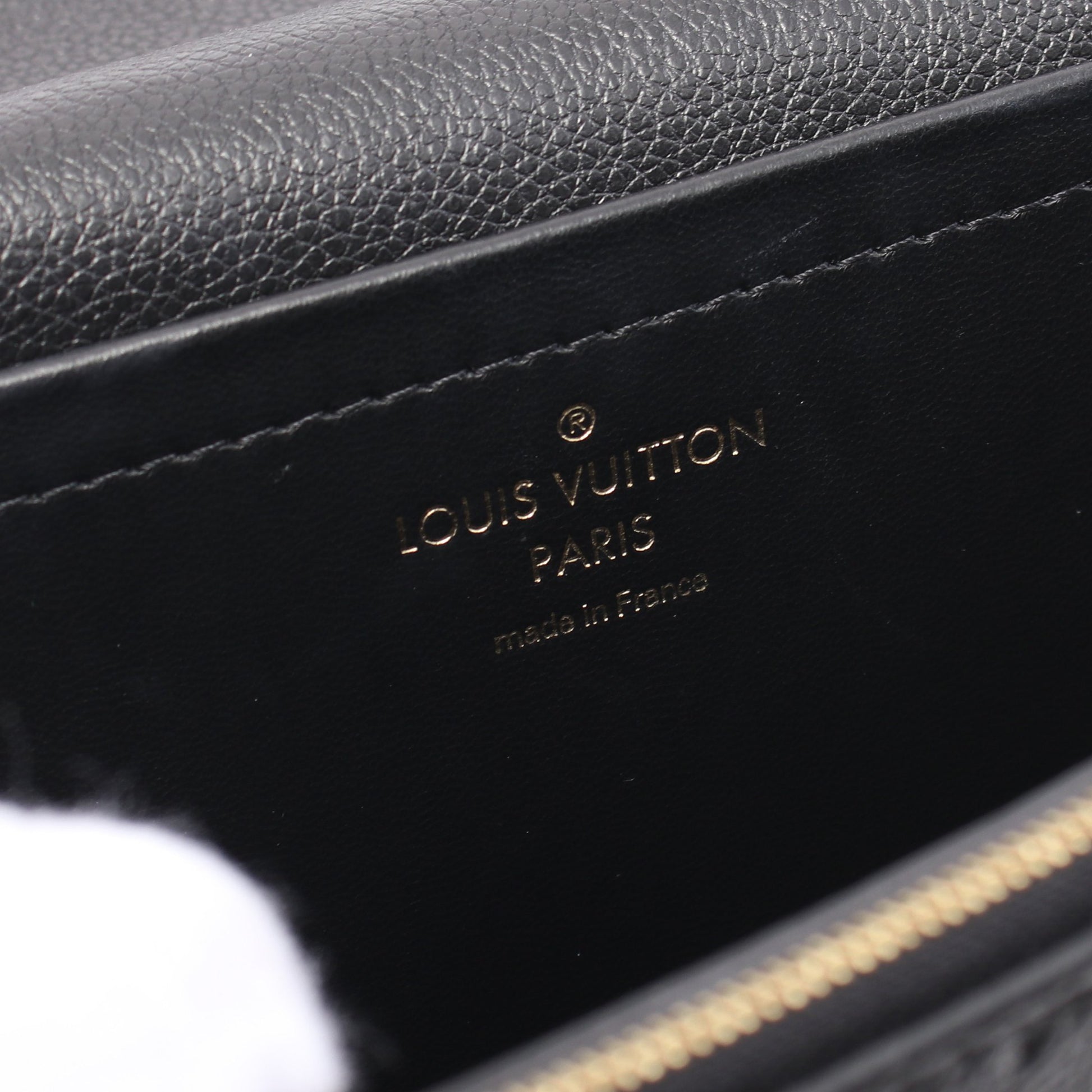 マルソー モノグラムアンプラント ノワール チェーンショルダーバッグ レザー ブラック ルイヴィトン バッグ LOUIS VUITTON