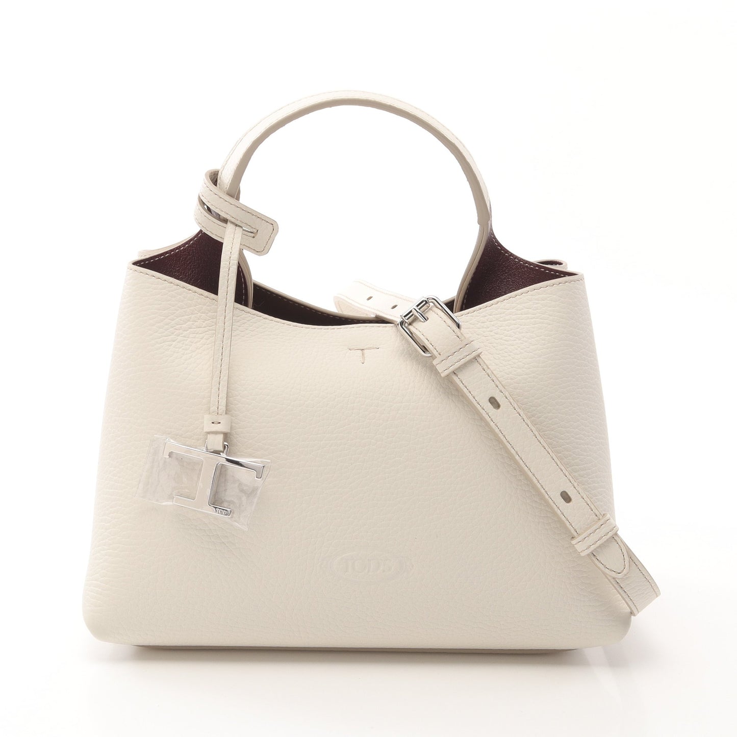 Tタイムレス マイクロ ハンドバッグ レザー ホワイト 2WAY トッズ – RECLO