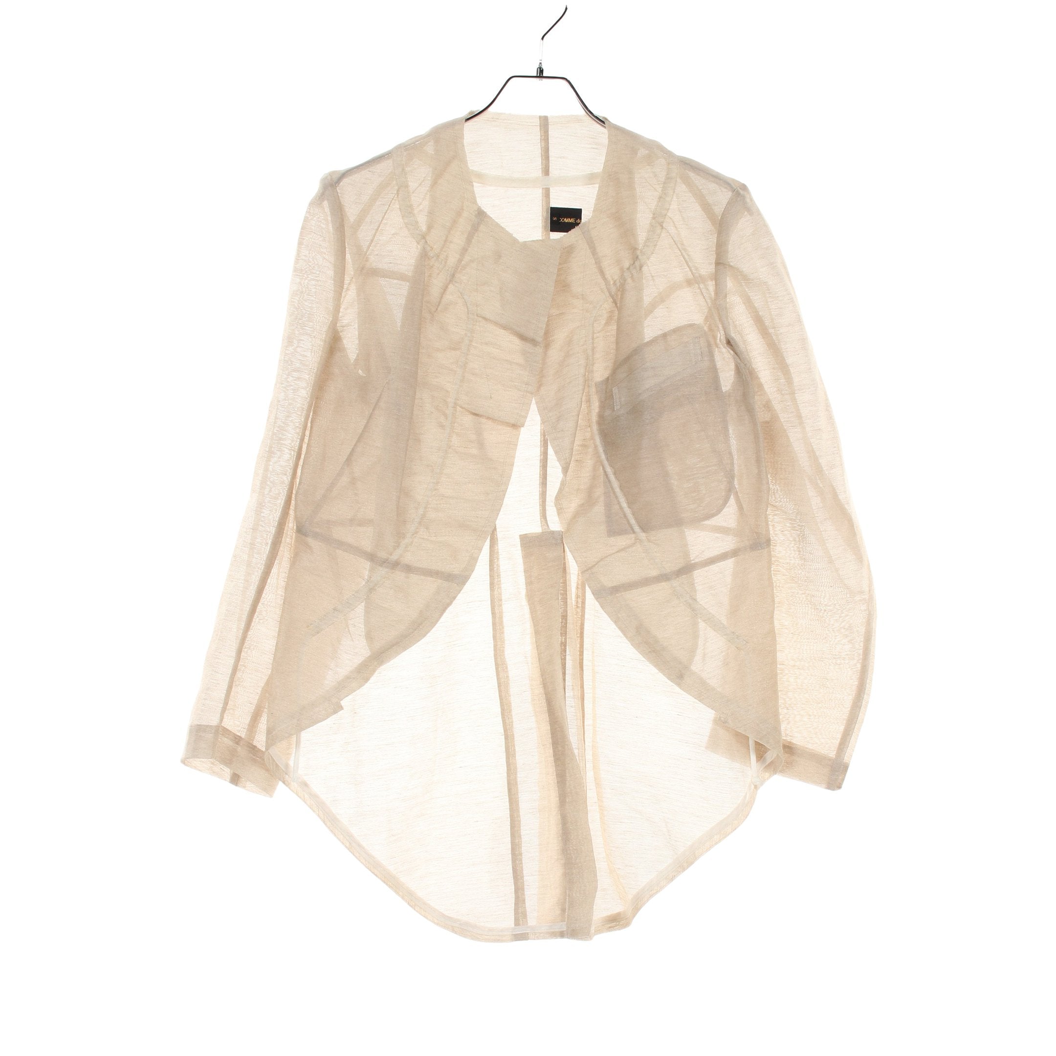 コム・デ・ギャルソン　ベージュ ナイロン ジャケット COMME des GARCONS HOMME(コムデギャルソンオム) ⁄ ナイロンジャケット