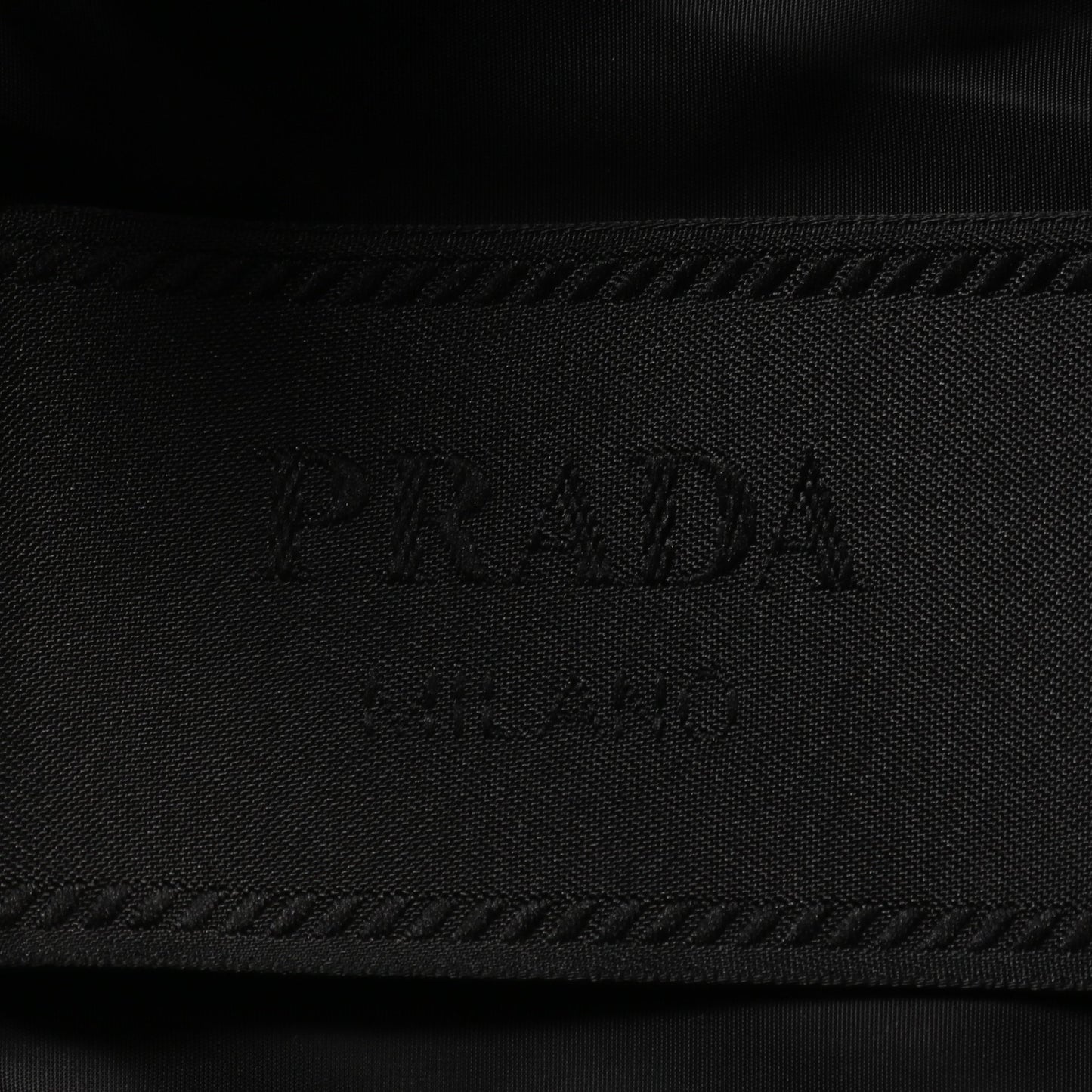 Re-Nylon ボンバージャケット ナイロン ブラック 三角プレート プラダ アウター PRADA