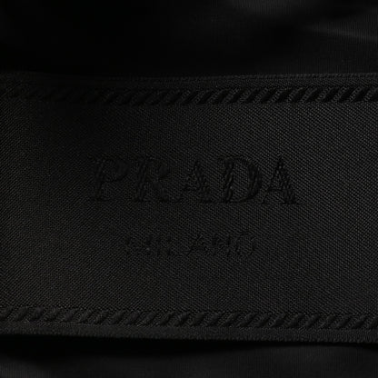 Re-Nylon ボンバージャケット ナイロン ブラック 三角プレート プラダ アウター PRADA