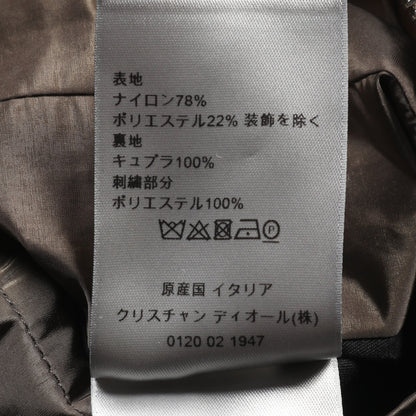 DIOR × KENNY SCHARF ジップアップ ブルゾン ロゴ刺繍 ナイロン カーキグリーン フード付き クリスチャンディオール アウター Christian Dior