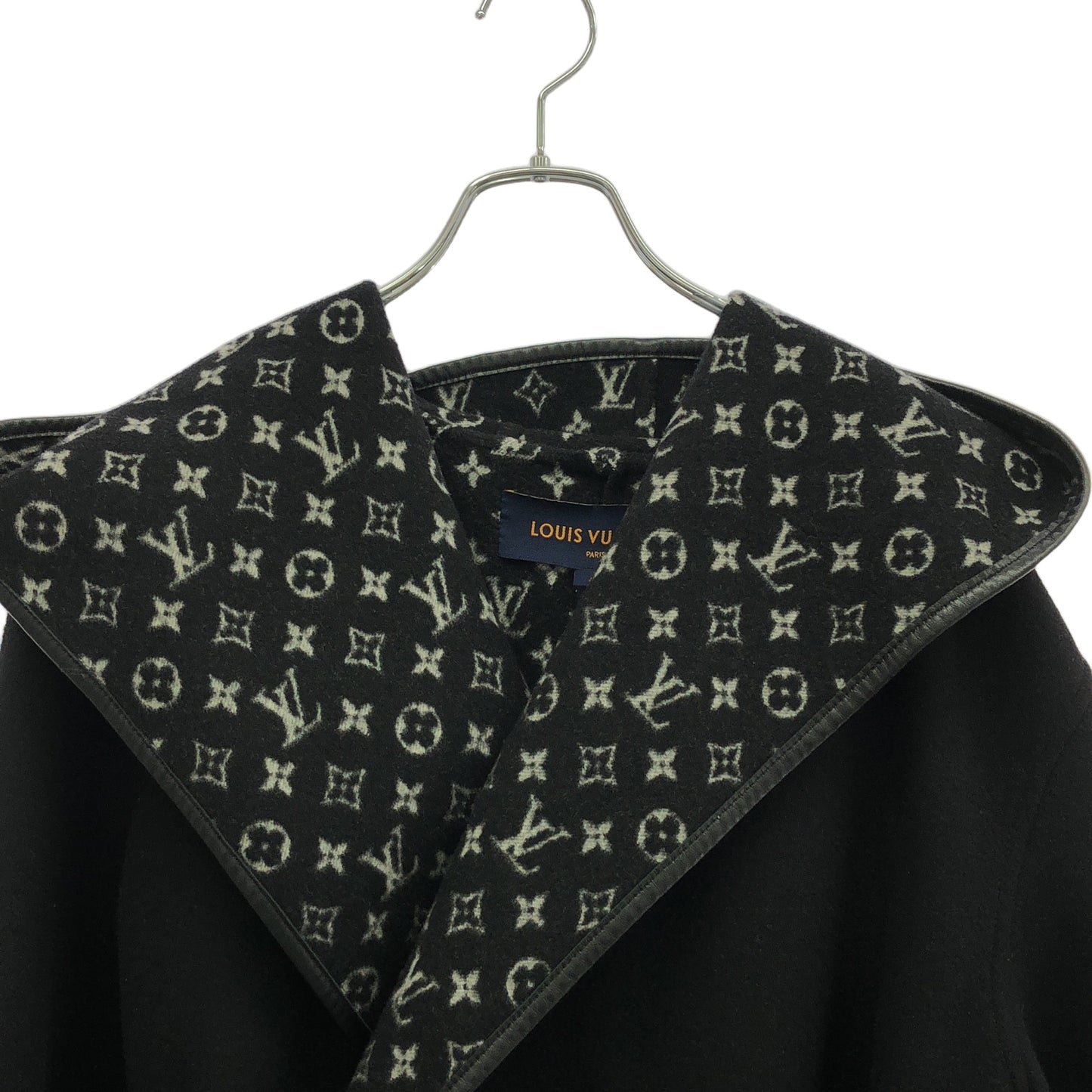 コート コート ウール ブラック ルイヴィトン アウター LOUIS VUITTON