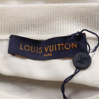 シスルインターシャプル ニット ウール アイボリー マルチカラー ルイヴィトン トップス LOUIS VUITTON