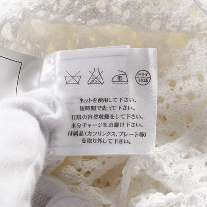 カットソー 総レース アシンメトリー コットン ナイロン ホワイト 12P シャネル トップス CHANEL