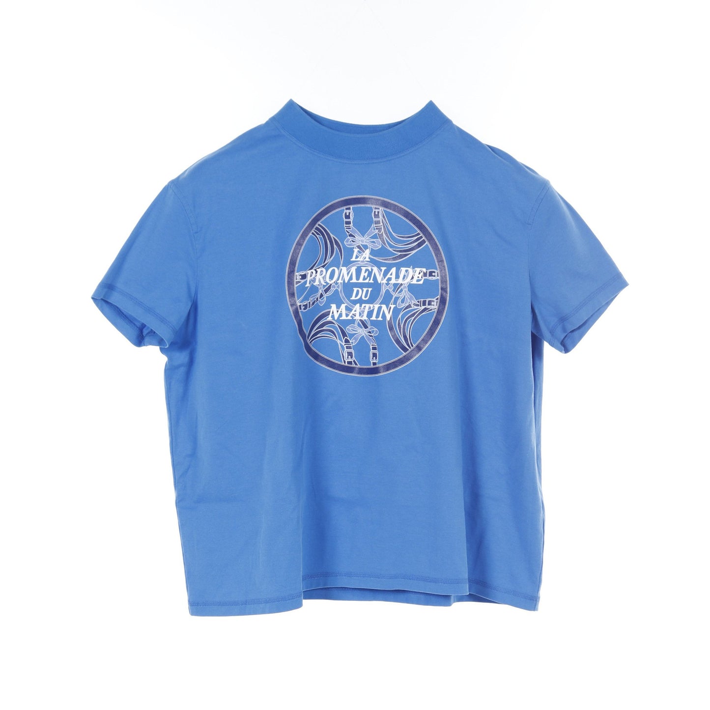 LA PROMENADE DU MATIN Tシャツ コットン ライトブルー エルメス トップス HERMES
