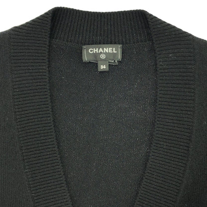 カーディガン カーディガン カシミヤ ブラック シャネル トップス CHANEL