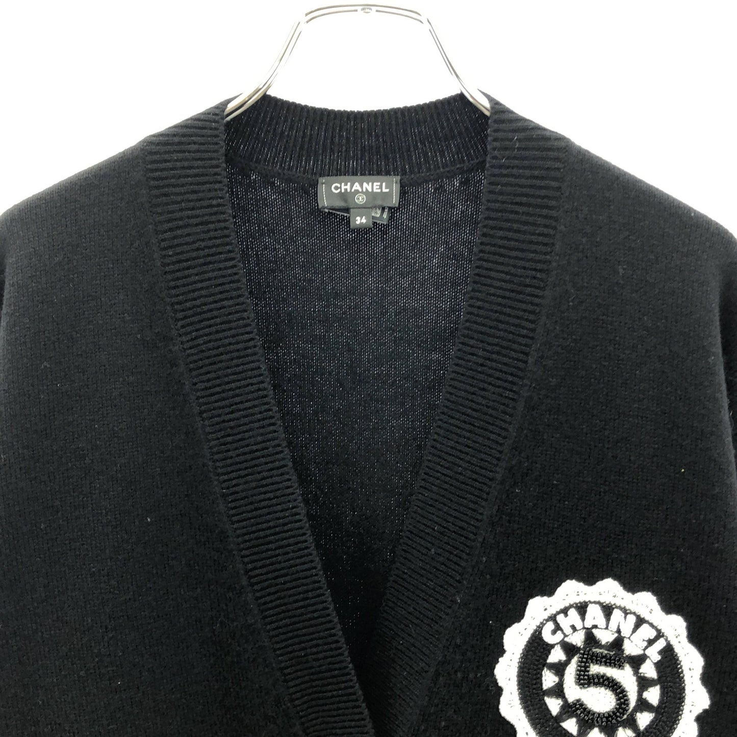 カーディガン カーディガン カシミヤ ブラック シャネル トップス CHANEL