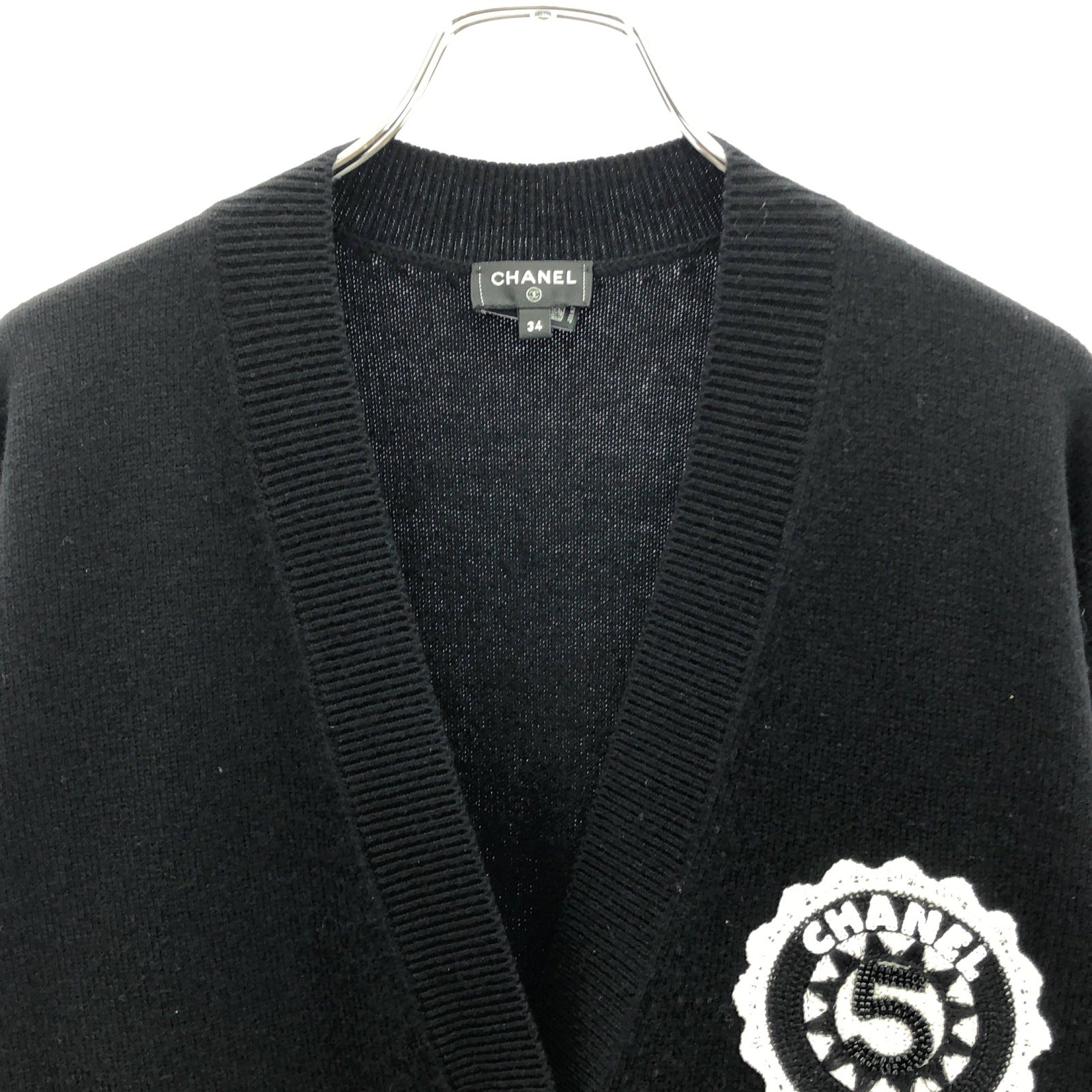 カーディガン カーディガン カシミヤ ブラック シャネル トップス CHANEL