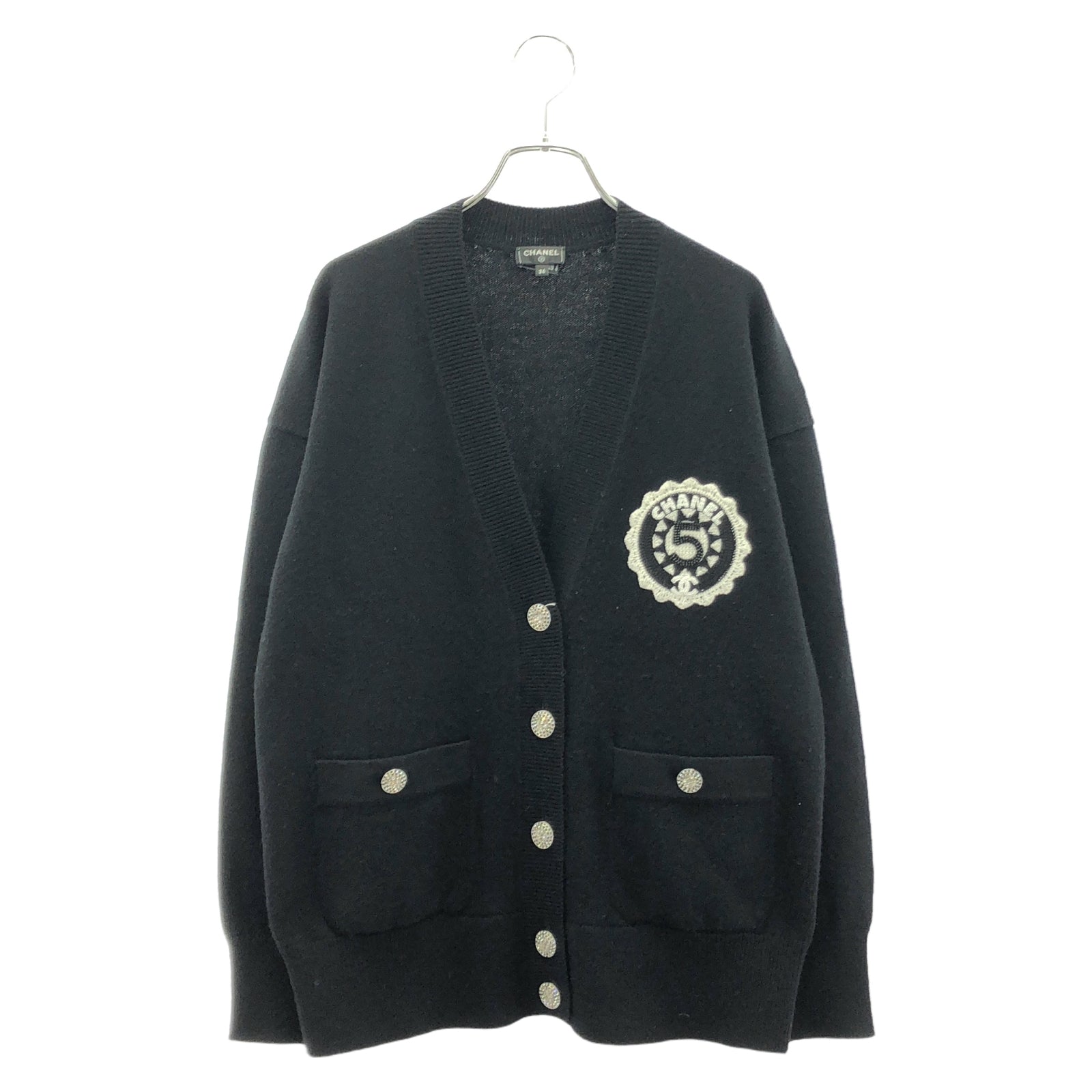 カーディガン カーディガン カシミヤ ブラック シャネル トップス CHANEL