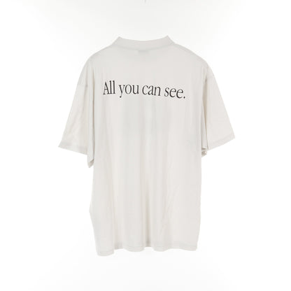 360 Sumglasses プリント Tシャツ クルーネック コットン ライトグレー バレンシアガ トップス BALENCIAGA