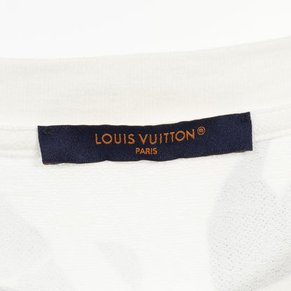 モノグラム Tシャツ ボタニカル柄 コットン ホワイト ネイビー 24SS ルイヴィトン トップス LOUIS VUITTON