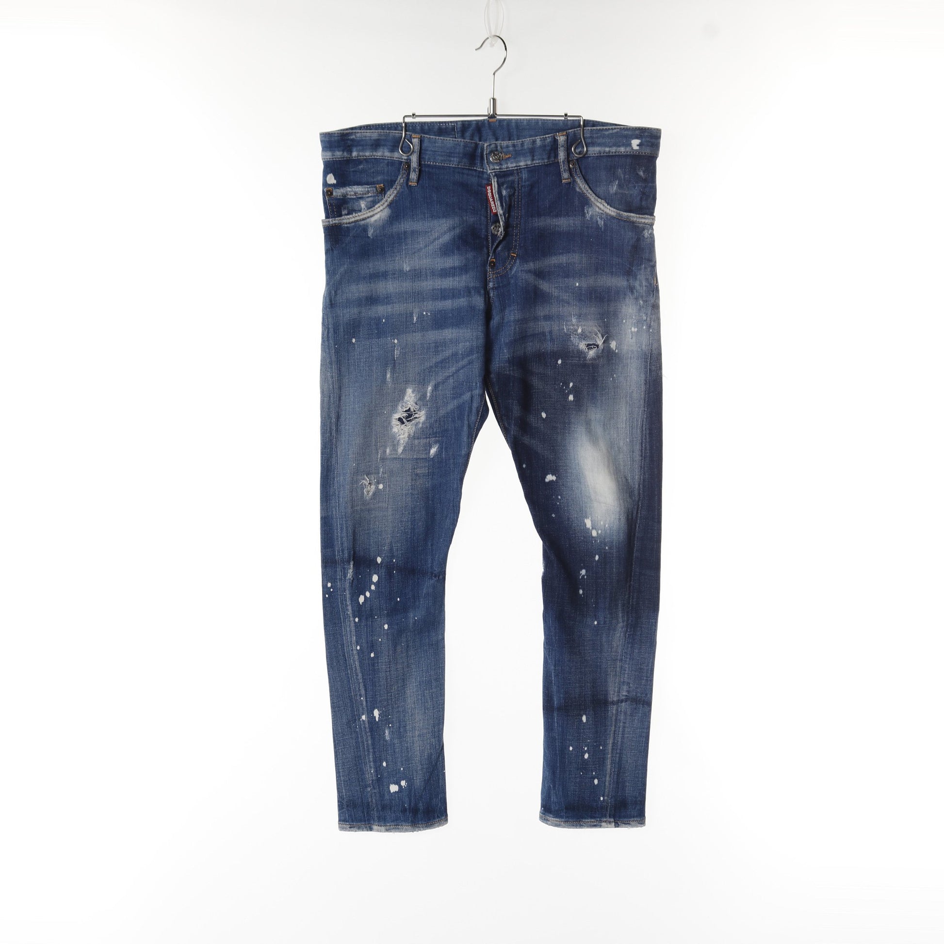 SEXY TWIST JEAN デニムパンツ コットン ブルー ダメージ加工 ディー 