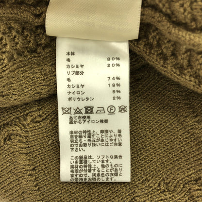 ニットワンピース ワンピース ウール ブラウン エルメス ワンピース HERMES