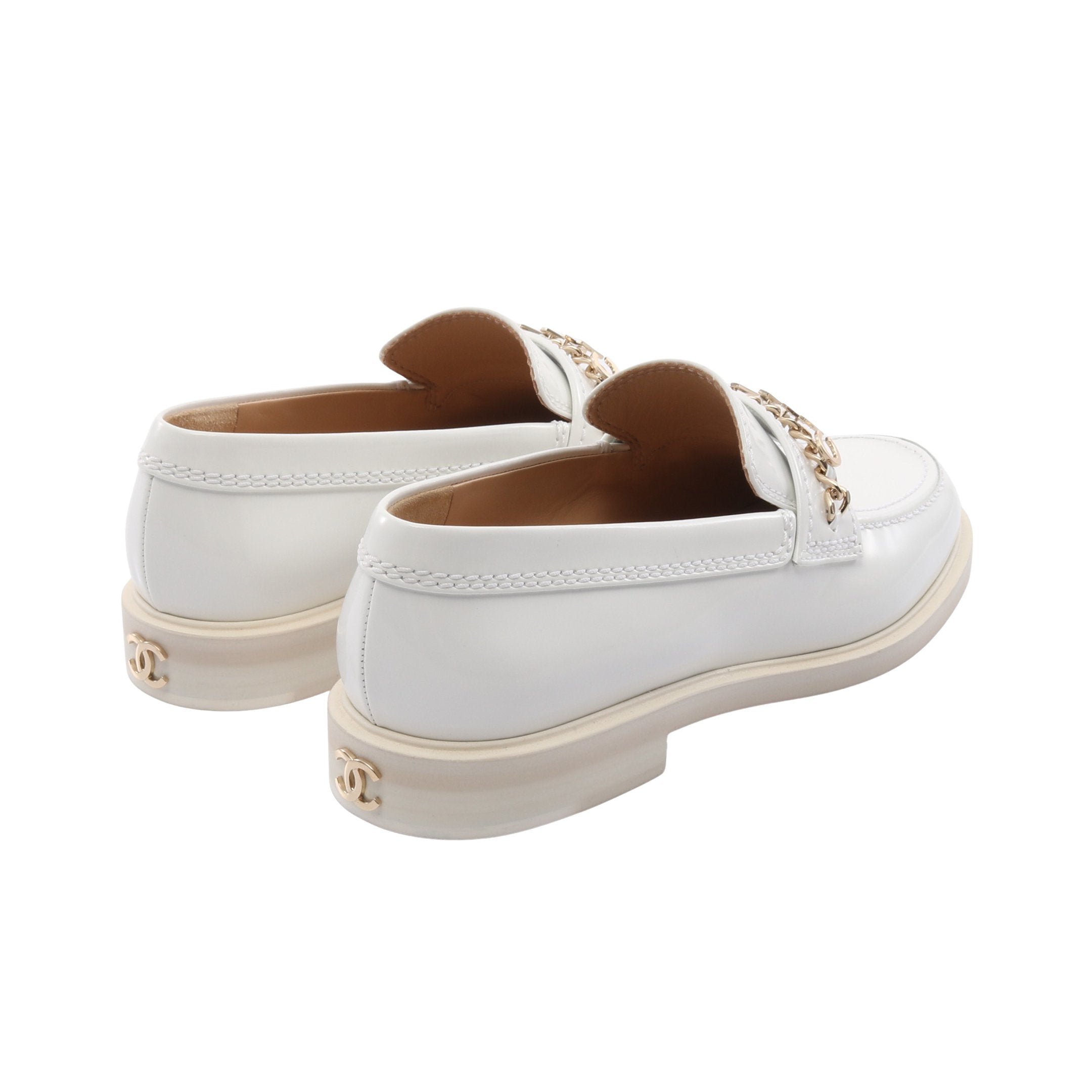 CHANEL ホワイトローファー CHANEL ホワイト ローファー 36