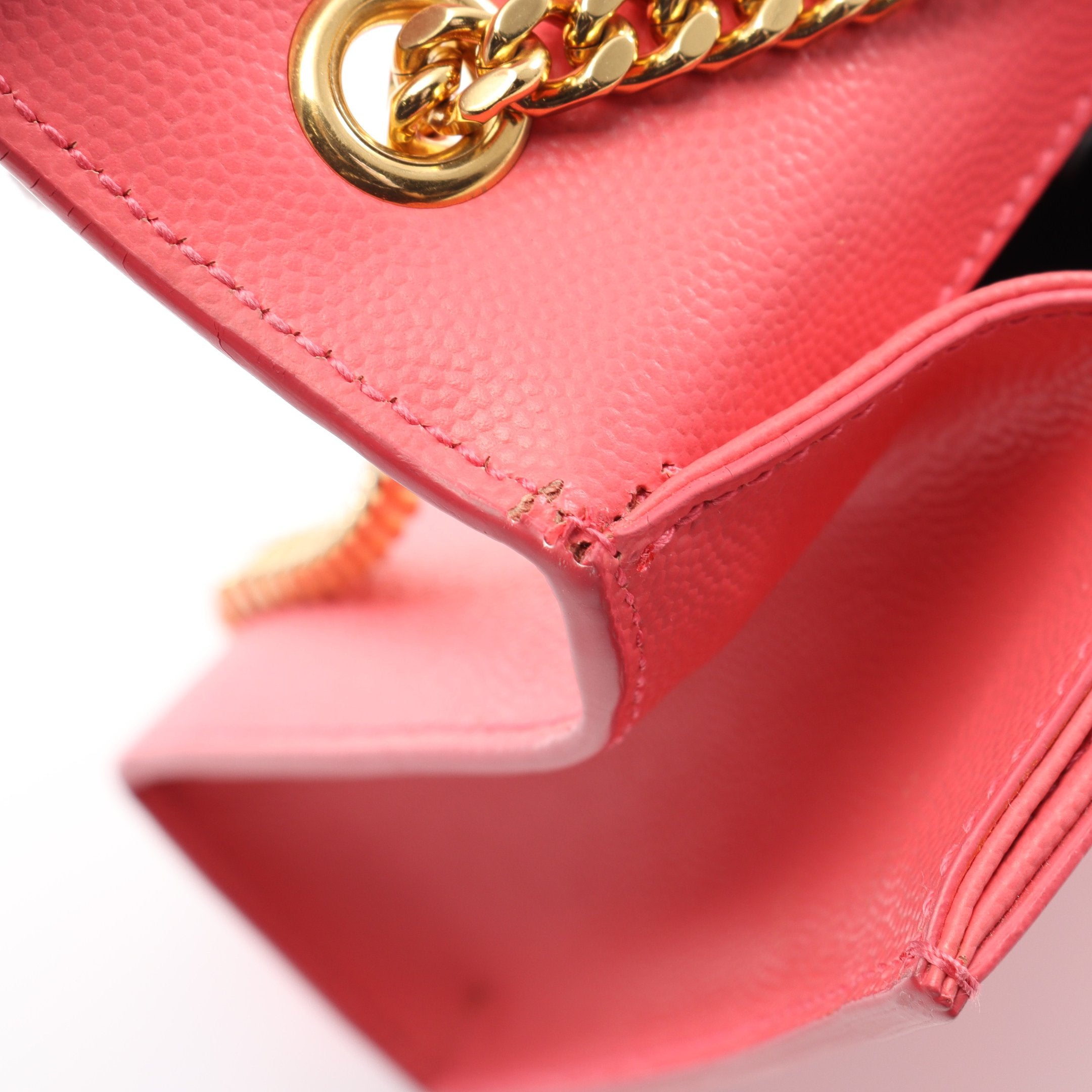 初*）様 YSL ピンク レザークラッチバッグ 初*）様 YSL ピンク レザークラッチバッグ