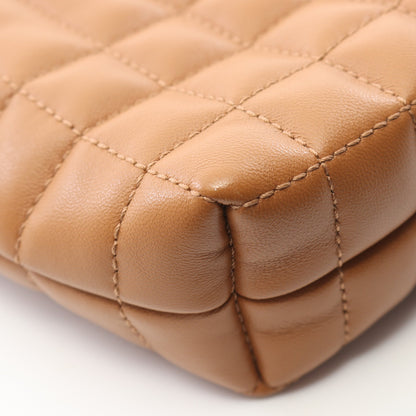 ローラ キルティング バケットバッグ チェーンショルダーバッグ レザー  