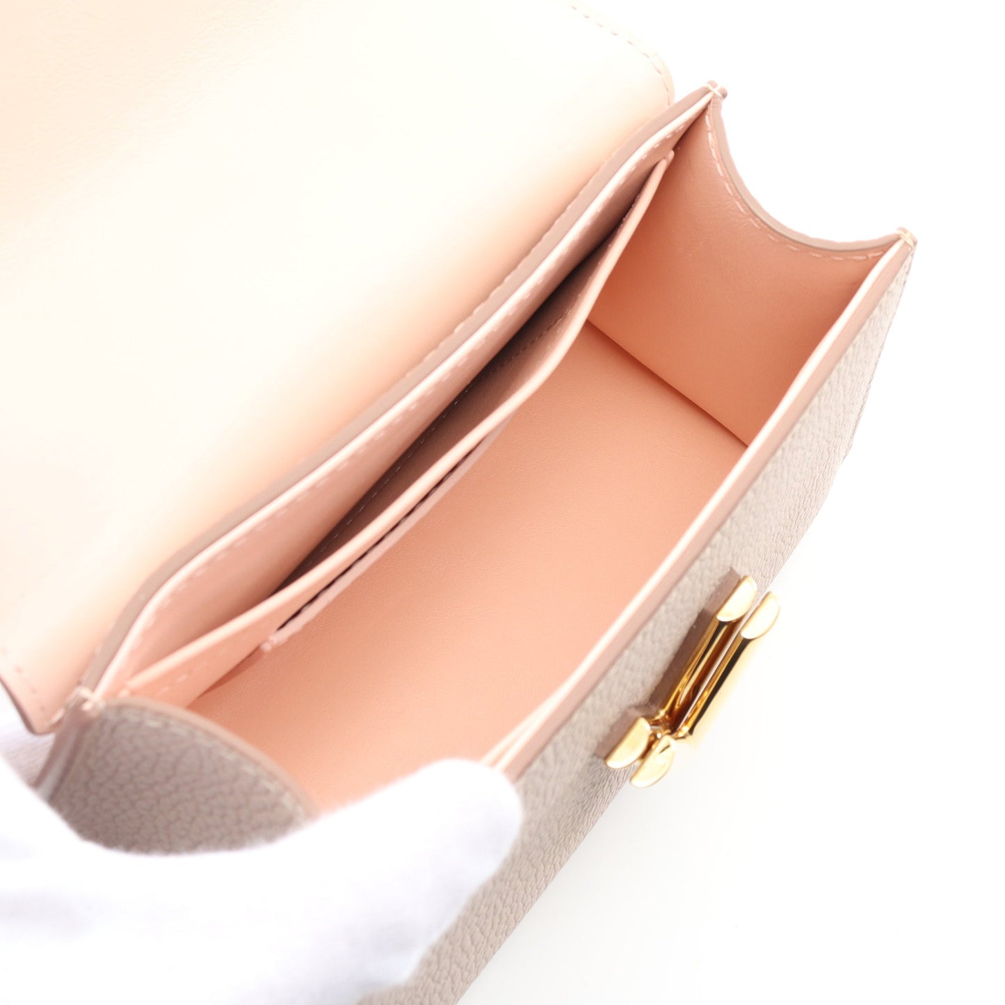 ツイスト ワンハンドル BB グレージュ ハンドバッグ レザー グレーベージュ 2WAY ルイヴィトン バッグ LOUIS VUITTON