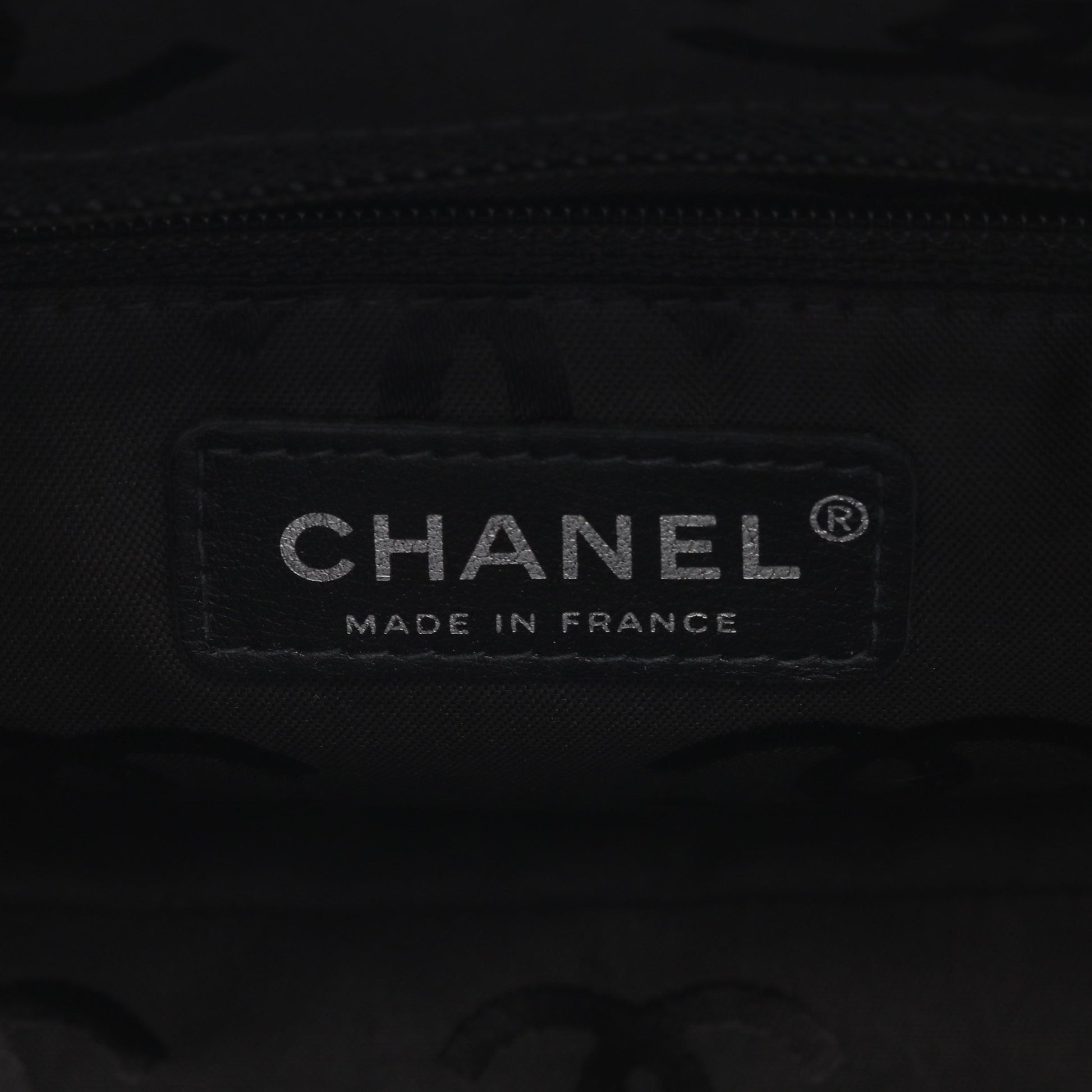 カンボンライン ボーリングバッグ ショルダーバッグ レザー ベージュ ブラック シルバー金具 シャネル バッグ CHANEL