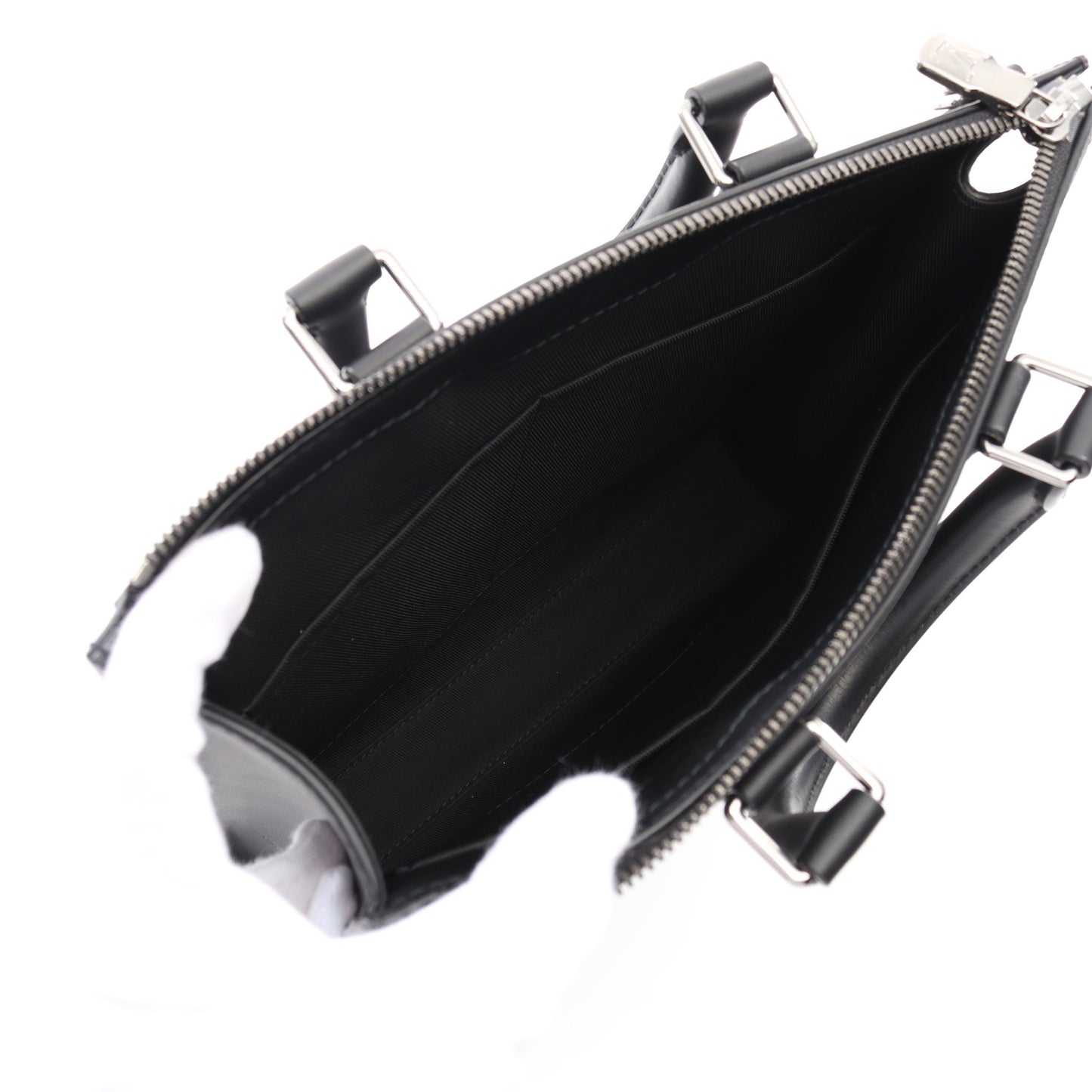 サックプラ クロス モノグラムエクリプス ハンドバッグ PVC レザー ブラック 2WAY ルイヴィトン バッグ LOUIS VUITTON