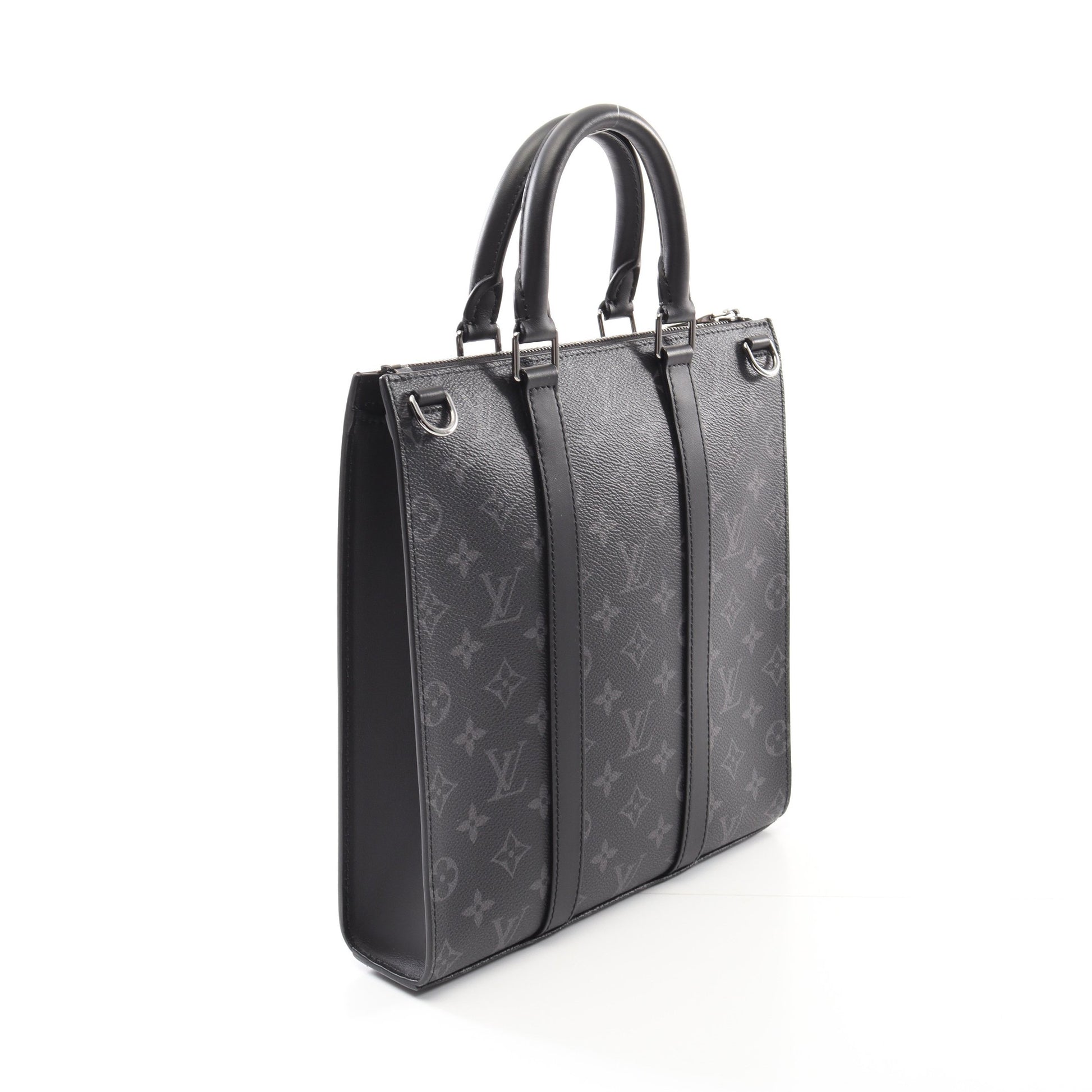 サックプラ クロス モノグラムエクリプス ハンドバッグ PVC レザー ブラック 2WAY ルイヴィトン バッグ LOUIS VUITTON