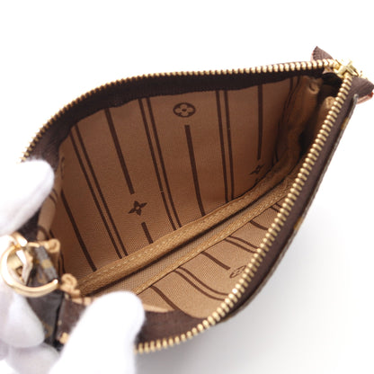 ミニポシェット アクセソワール モノグラム T&B チェーンハンドバッグ PVC レザー ブラウン ルイヴィトン バッグ LOUIS VUITTON